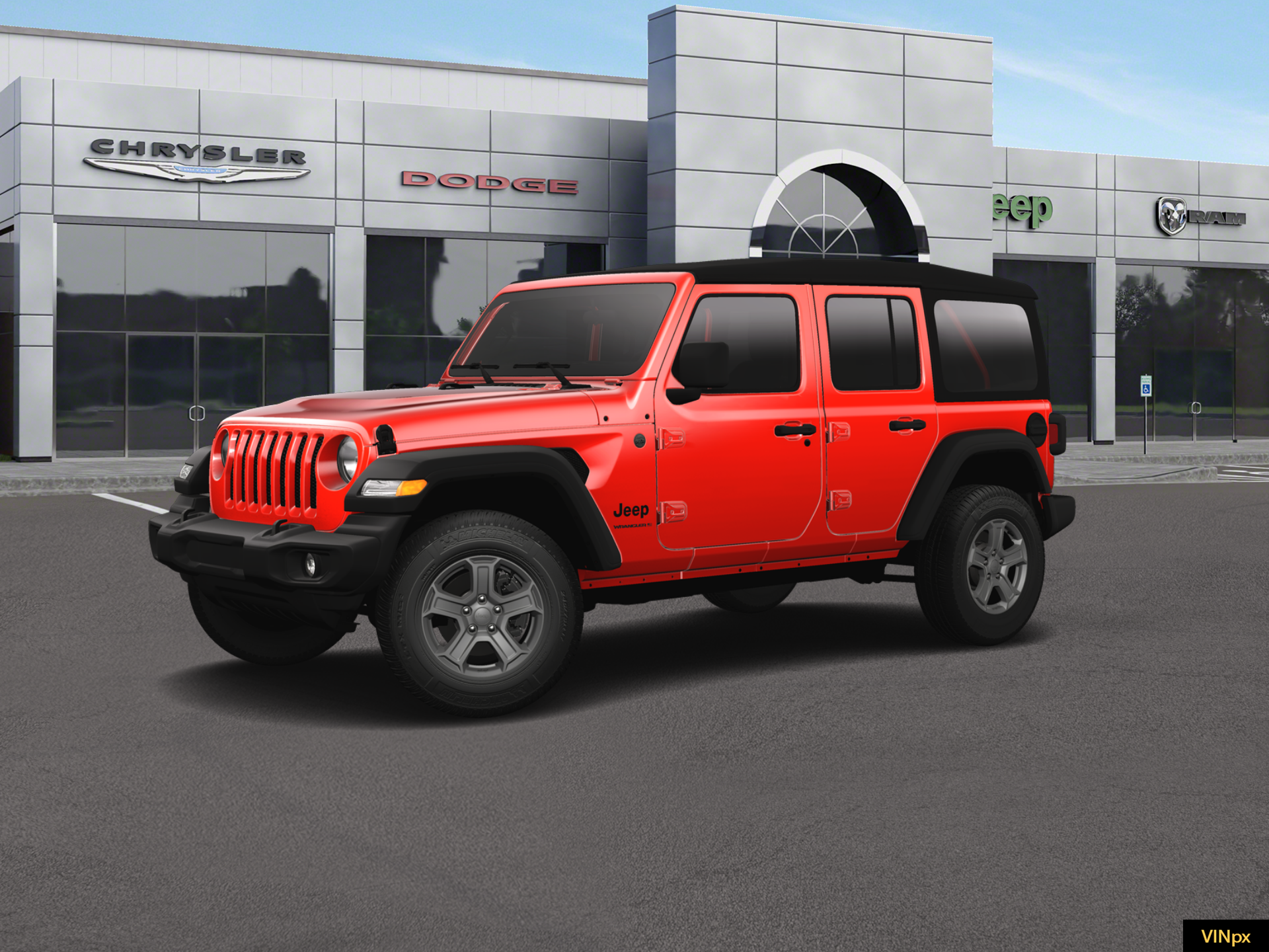 New 2023 Jeep Wrangler Sport S 4D Sport Utility in #23M1019