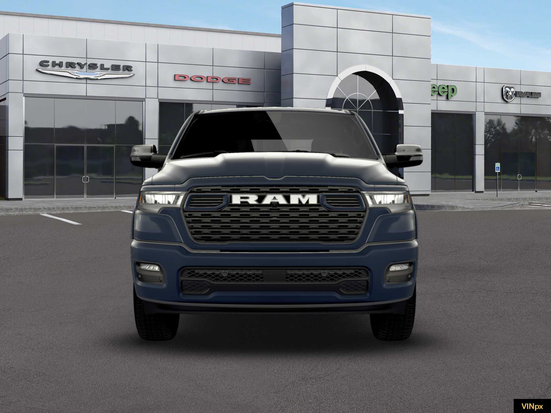New 2026 Forged Blue Metallic Exterior Paint RAM Big Horn image 12
