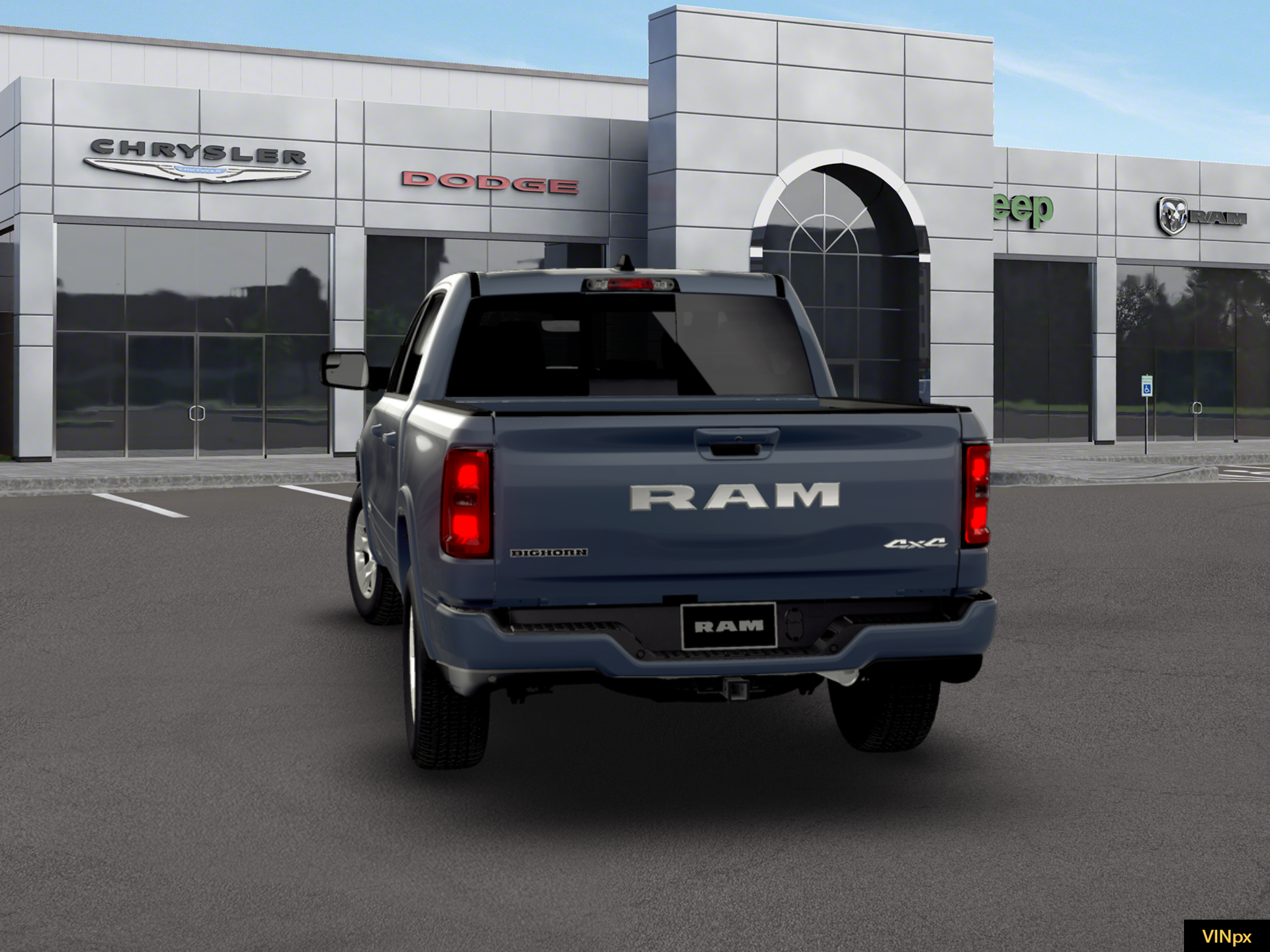 New 2026 Forged Blue Metallic Exterior Paint RAM Big Horn image 13