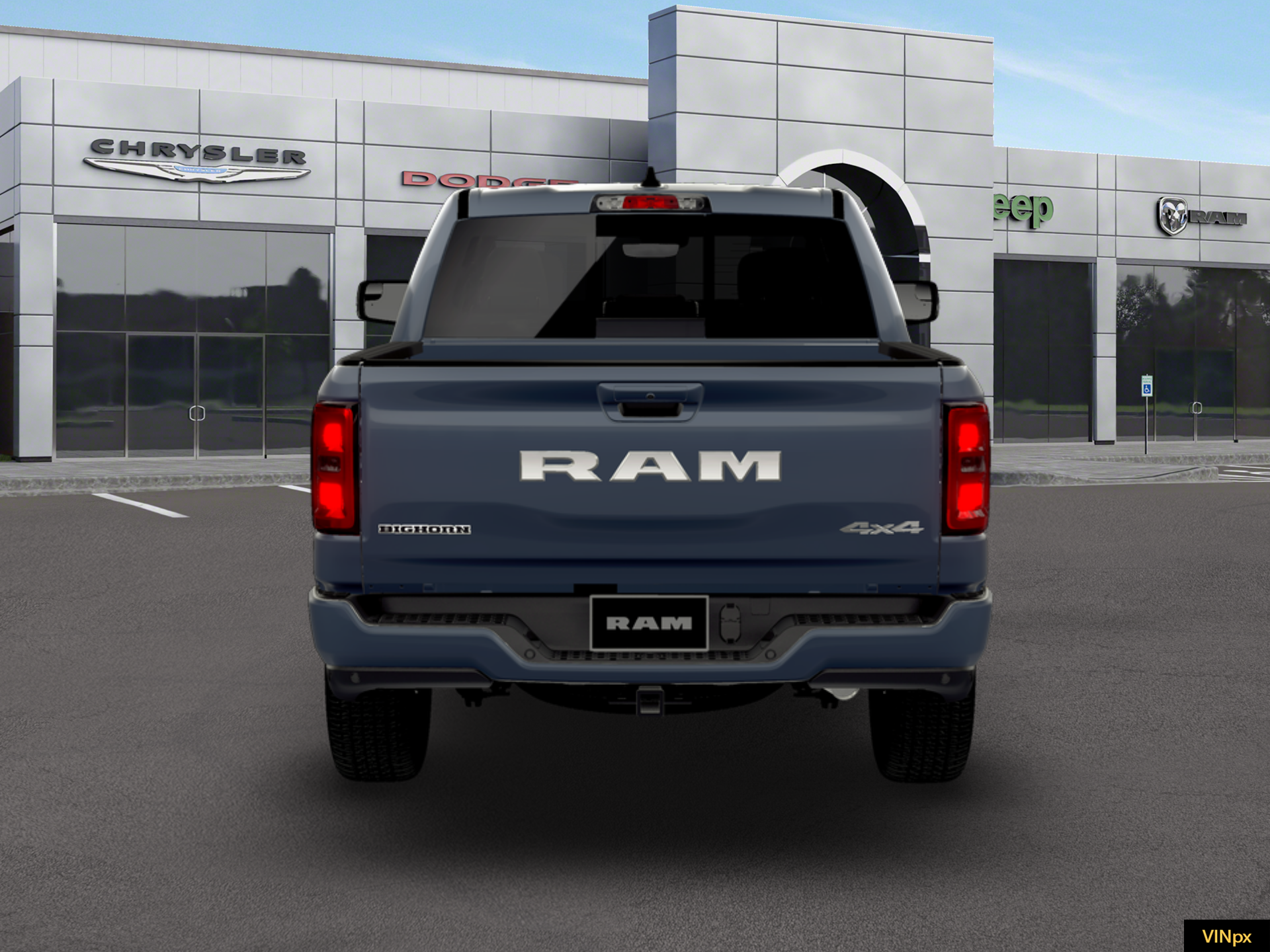 New 2026 Forged Blue Metallic Exterior Paint RAM Big Horn image 6