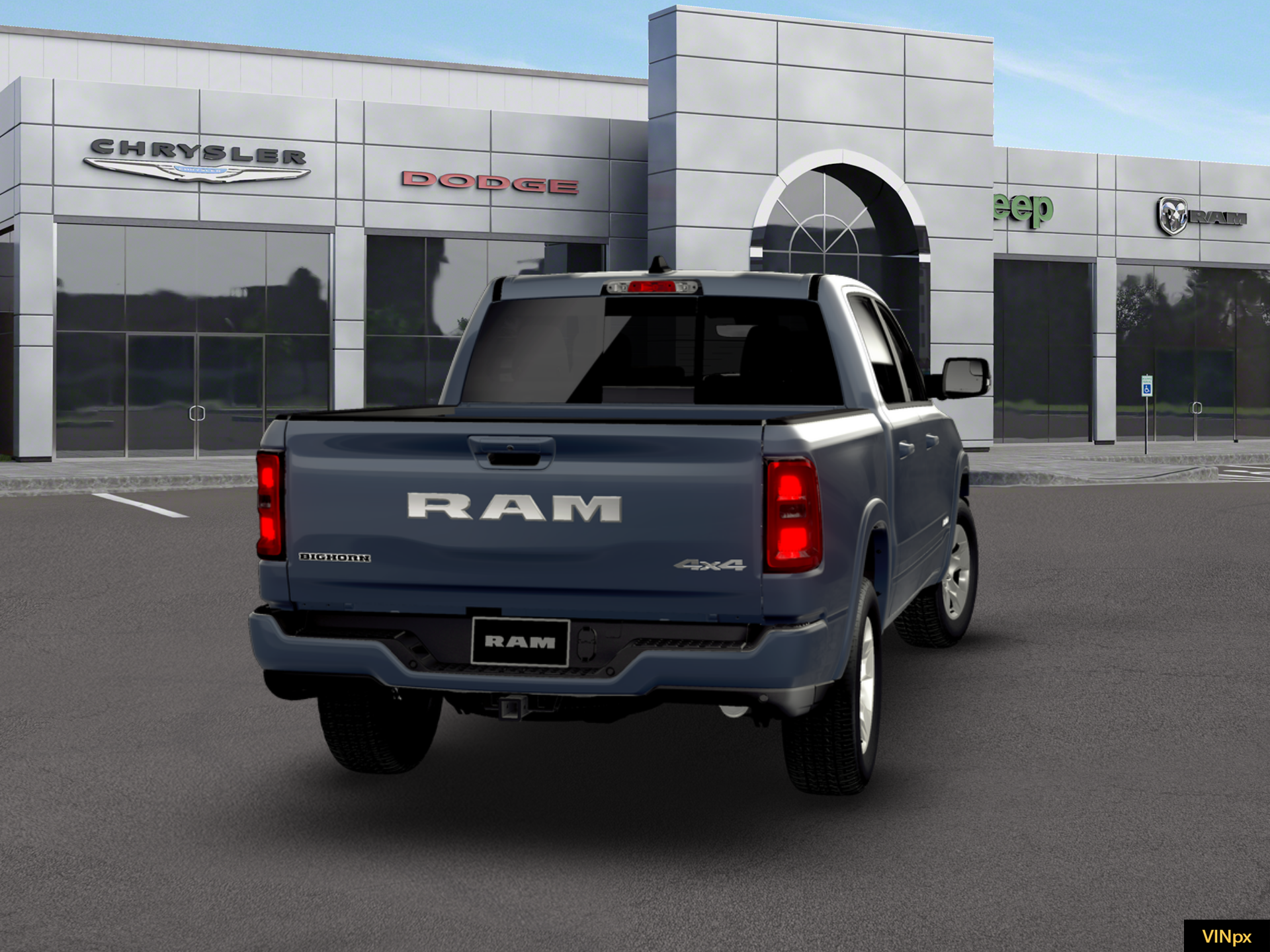 New 2026 Forged Blue Metallic Exterior Paint RAM Big Horn image 14