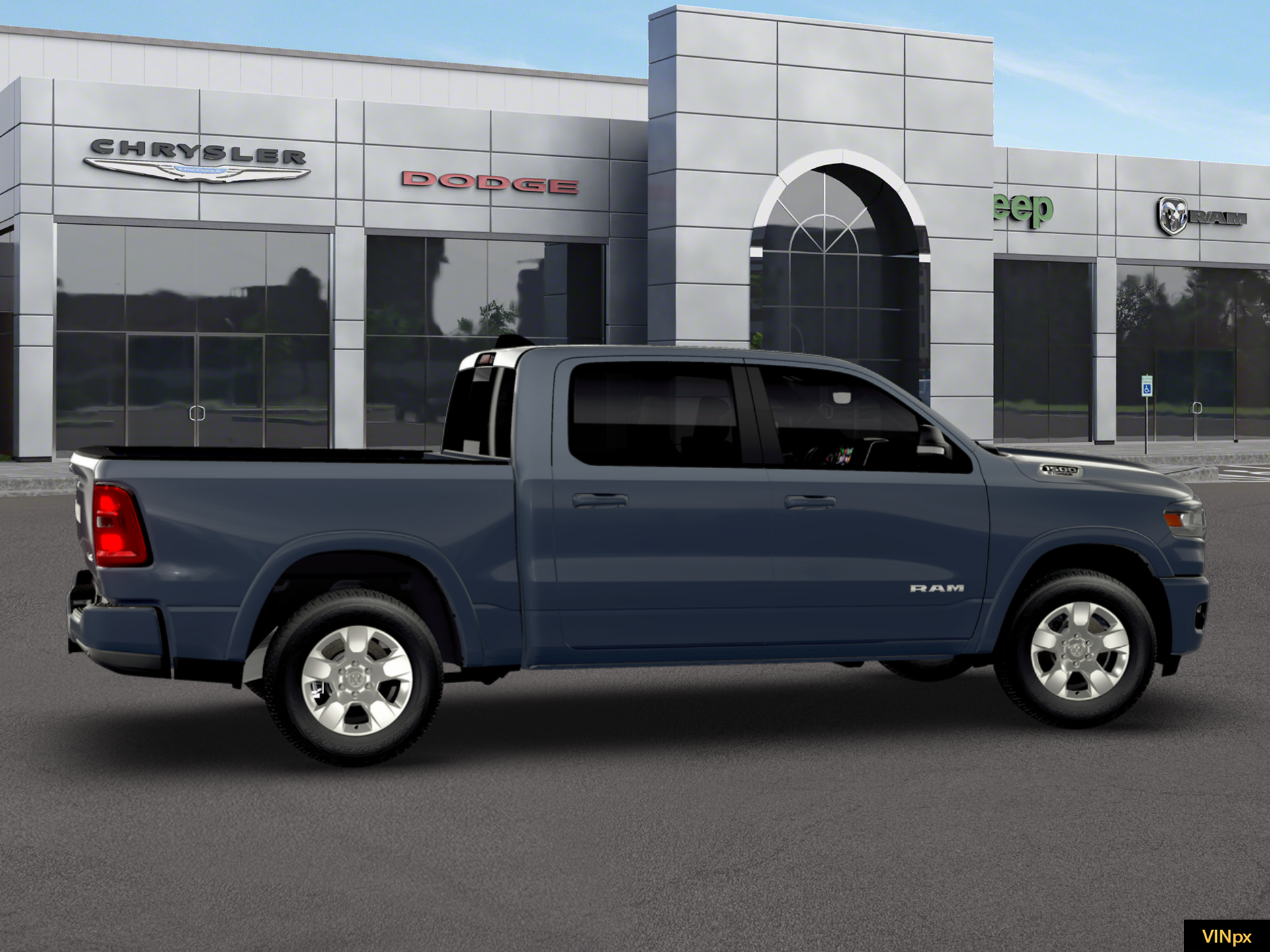 New 2026 Forged Blue Metallic Exterior Paint RAM Big Horn image 15