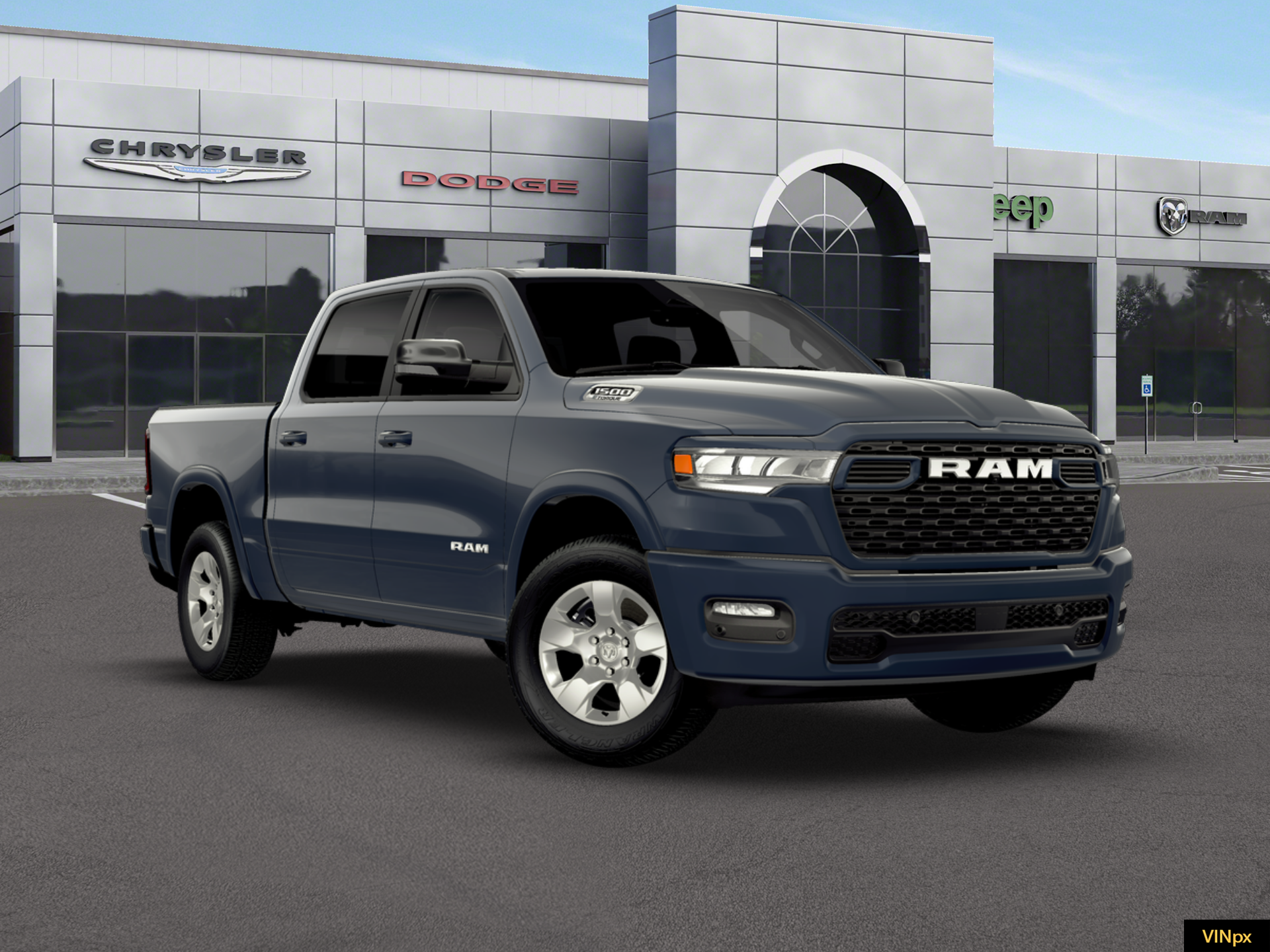 New 2026 Forged Blue Metallic Exterior Paint RAM Big Horn image 11