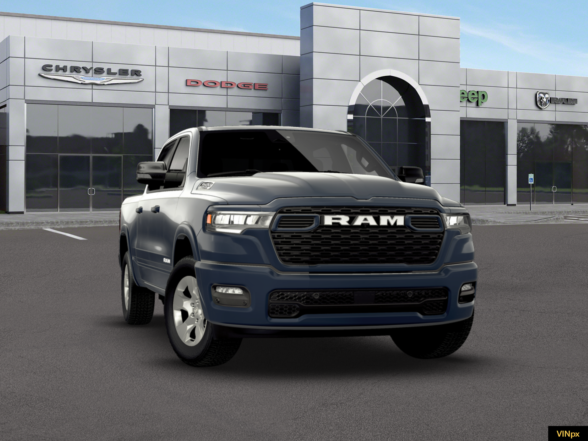 New 2026 Forged Blue Metallic Exterior Paint RAM Big Horn image 16