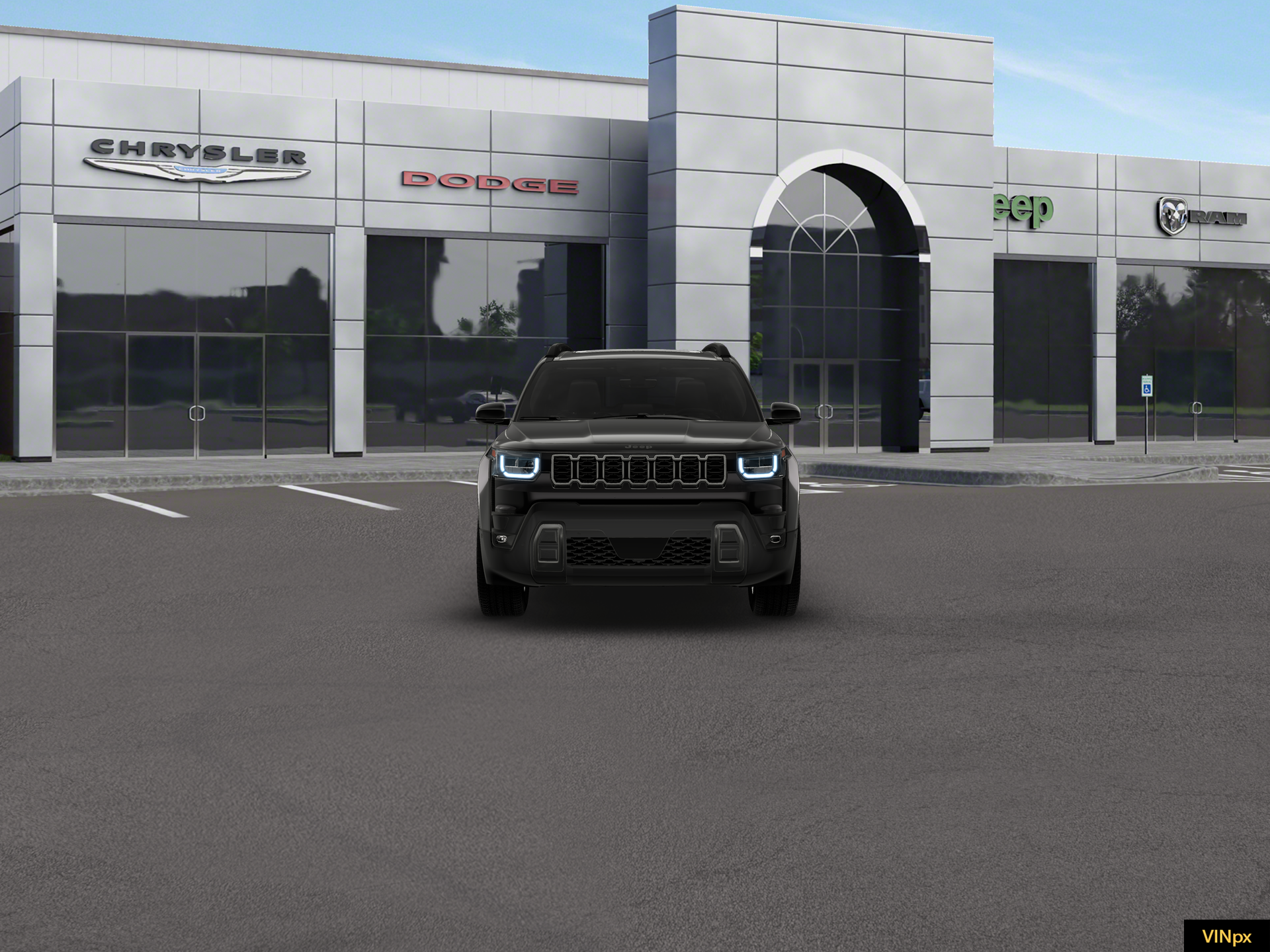 New 2026 Diamond Black Crystal Pearl-Coat Exterior Paint Jeep Overland image 12
