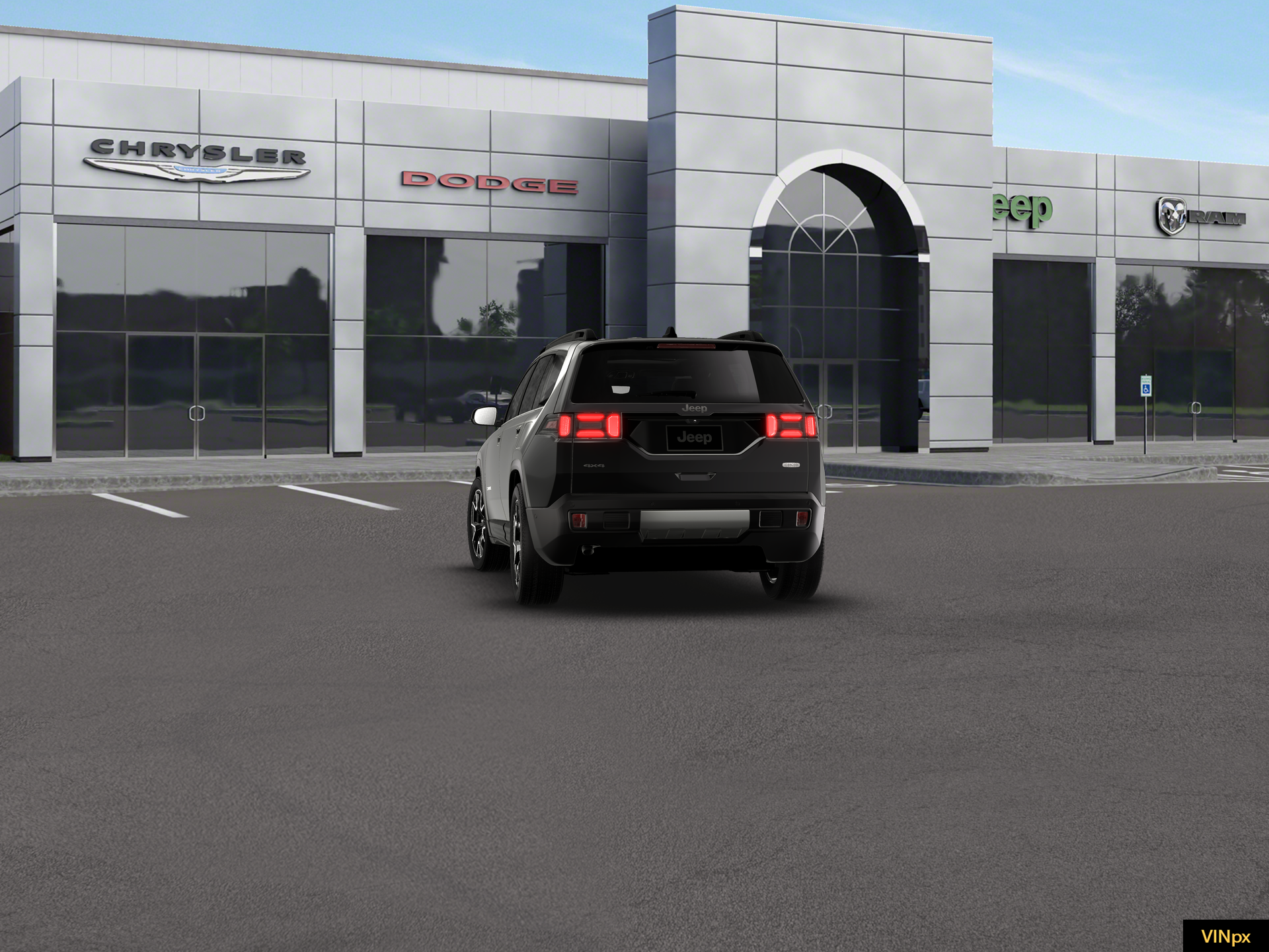 New 2026 Diamond Black Crystal Pearl-Coat Exterior Paint Jeep Overland image 13