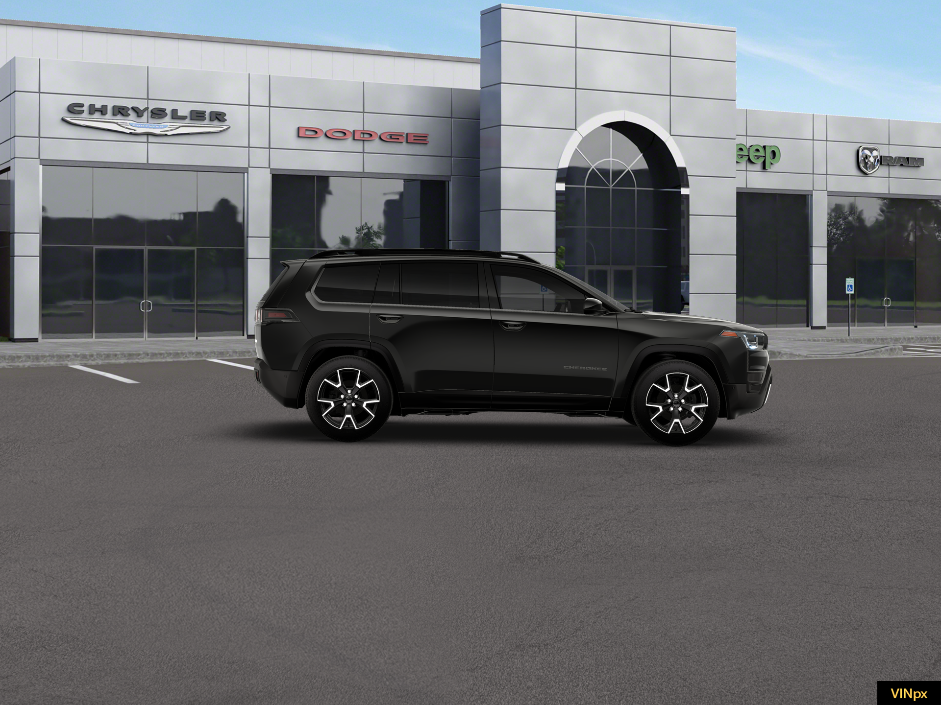 New 2026 Diamond Black Crystal Pearl-Coat Exterior Paint Jeep Overland image 9