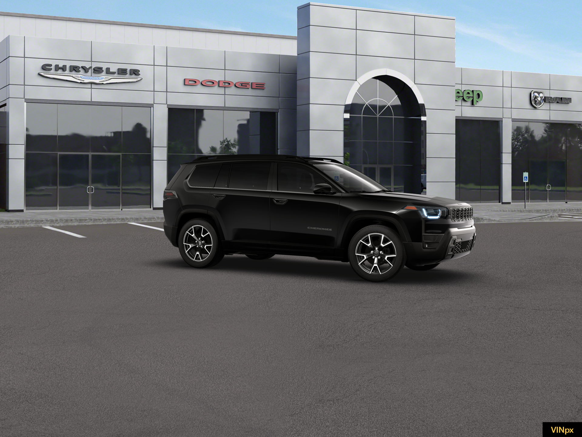 New 2026 Diamond Black Crystal Pearl-Coat Exterior Paint Jeep Overland image 10