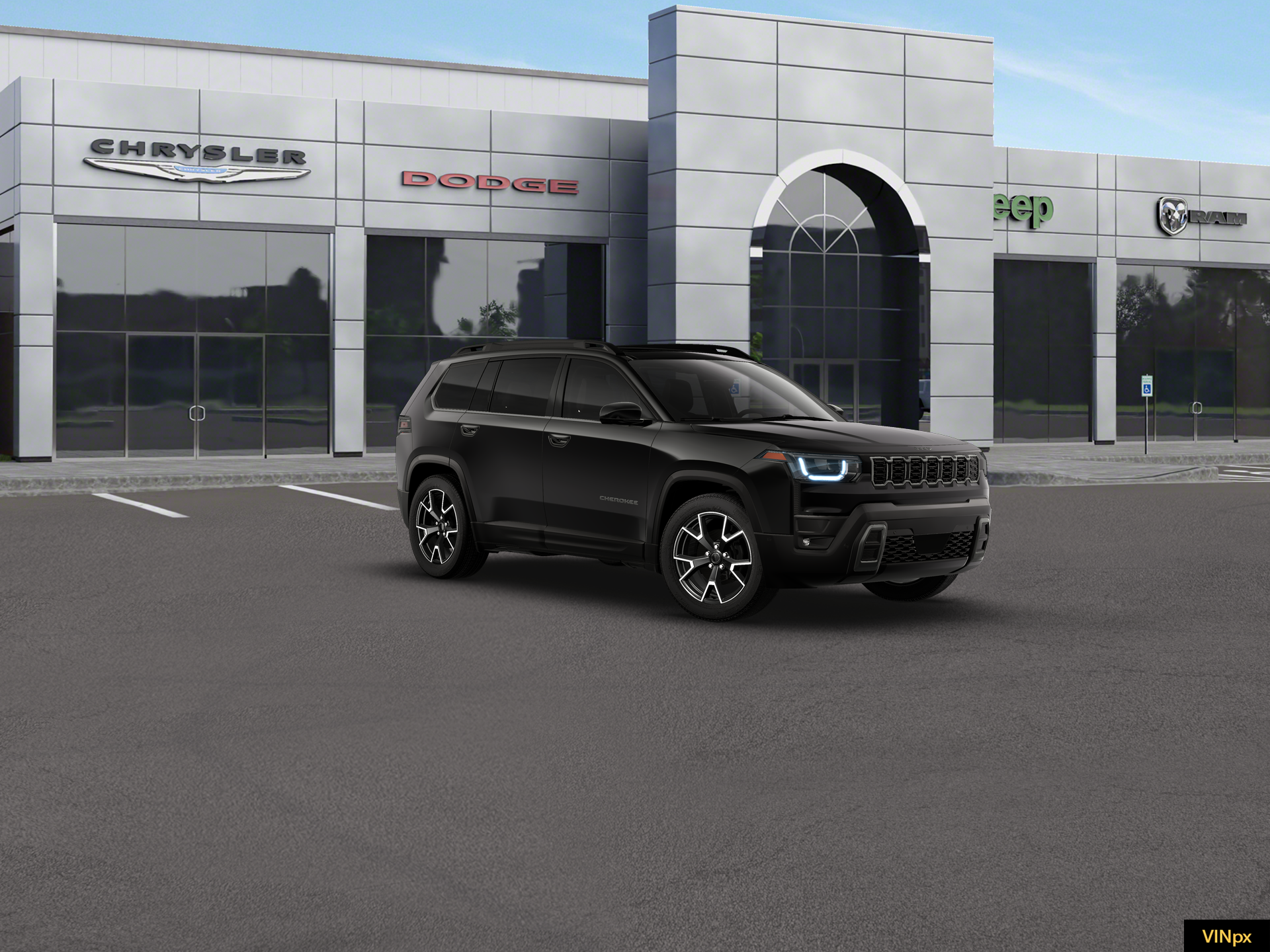 New 2026 Diamond Black Crystal Pearl-Coat Exterior Paint Jeep Overland image 11