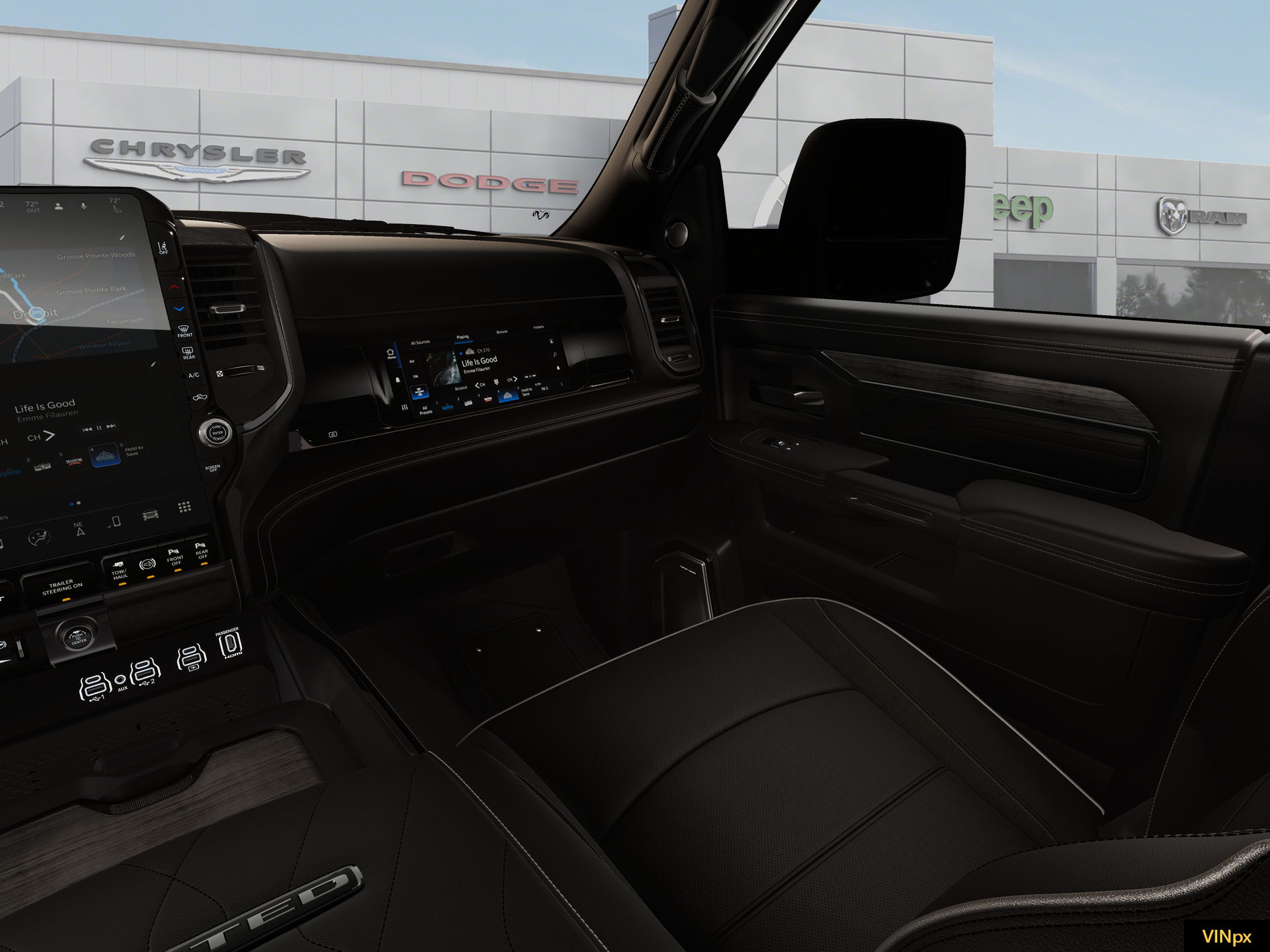 New 2026 Diamond Black Crystal Pearl-Coat Exterior Paint RAM Limited image 17