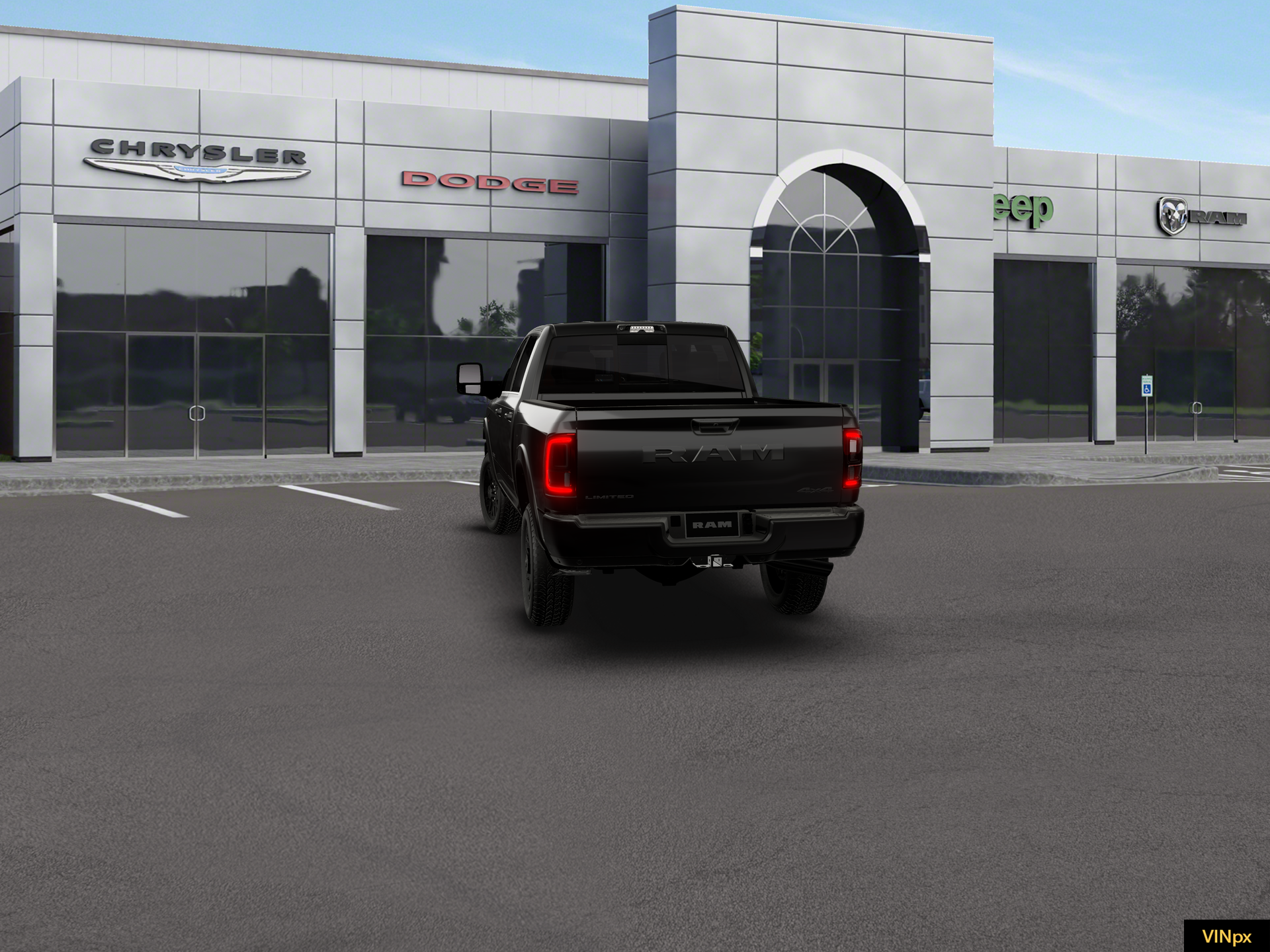 New 2026 Diamond Black Crystal Pearl-Coat Exterior Paint RAM Limited image 12