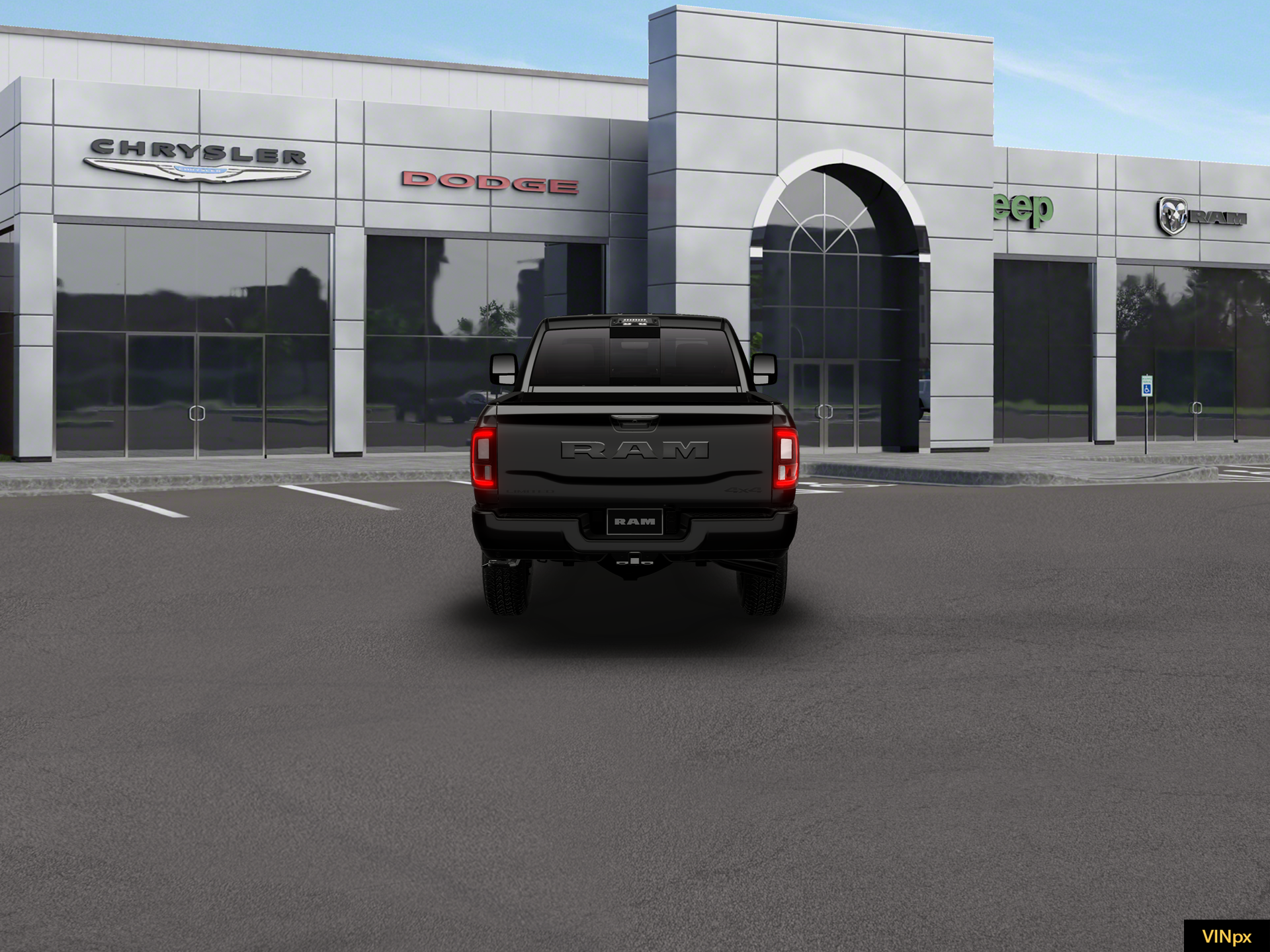 New 2026 Diamond Black Crystal Pearl-Coat Exterior Paint RAM Limited image 5