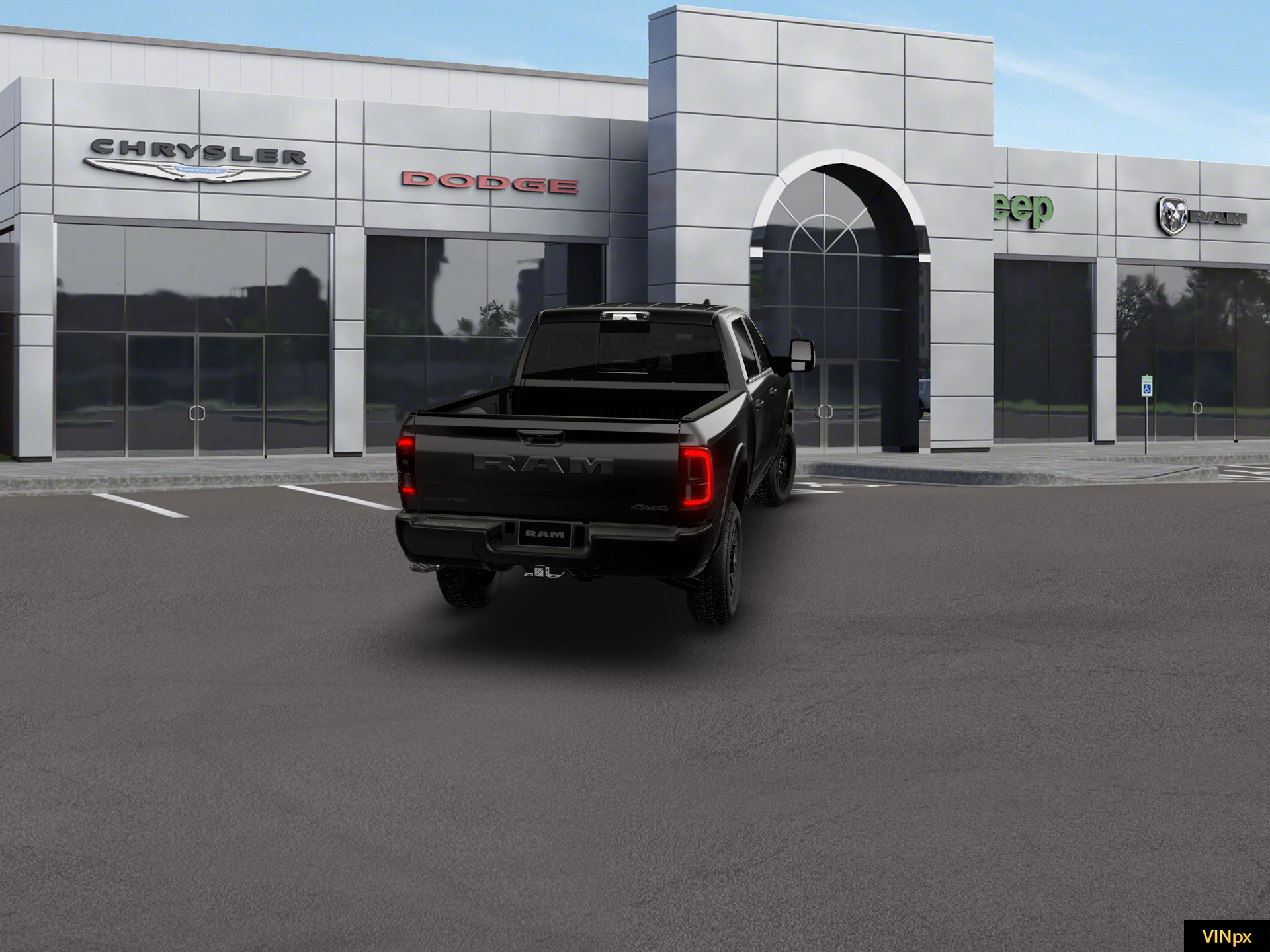 New 2026 Diamond Black Crystal Pearl-Coat Exterior Paint RAM Limited image 13