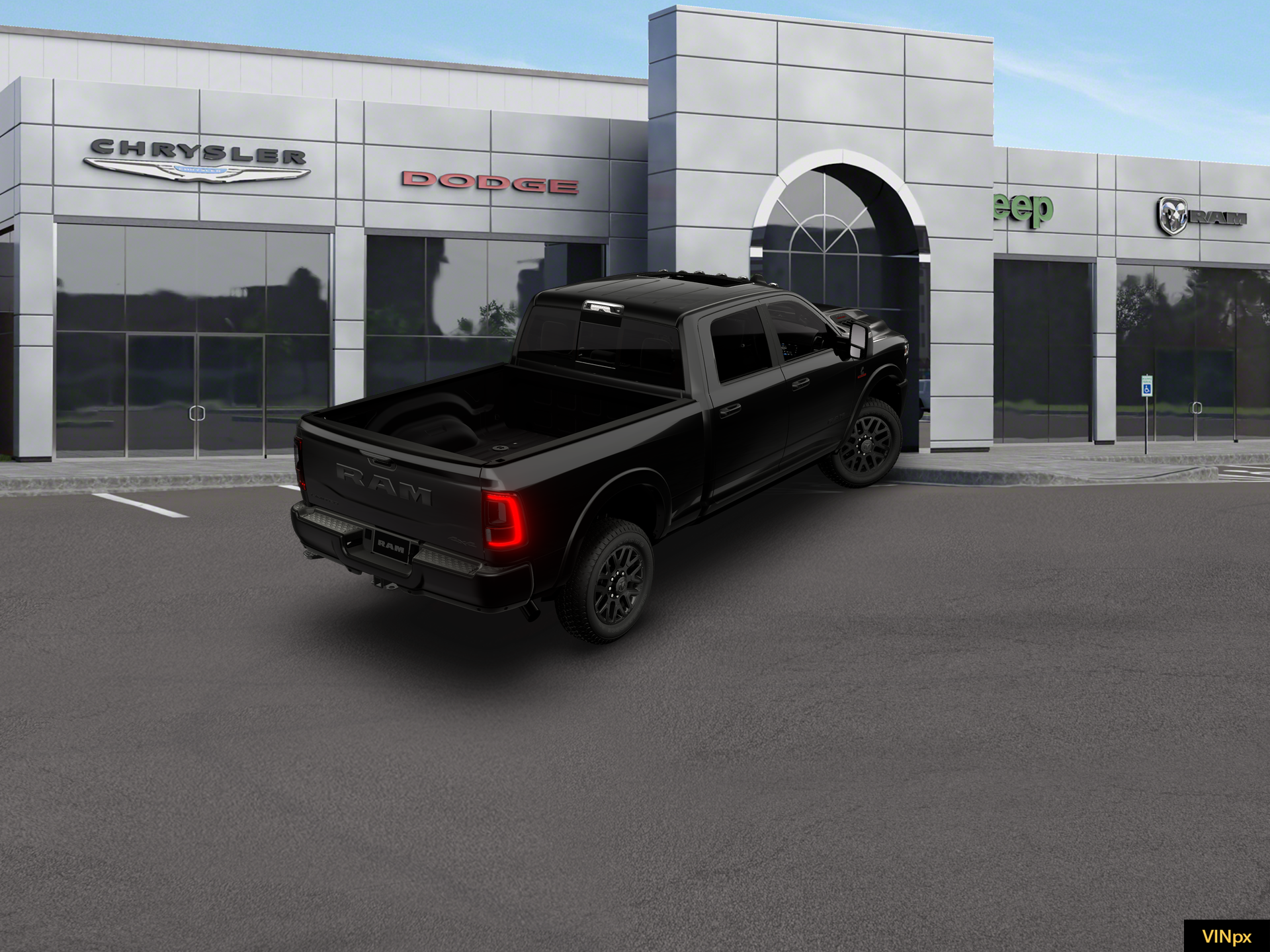 New 2026 Diamond Black Crystal Pearl-Coat Exterior Paint RAM Limited image 6