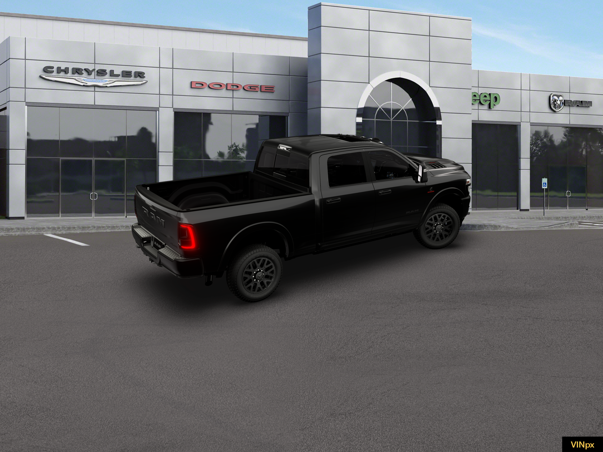 New 2026 Diamond Black Crystal Pearl-Coat Exterior Paint RAM Limited image 7