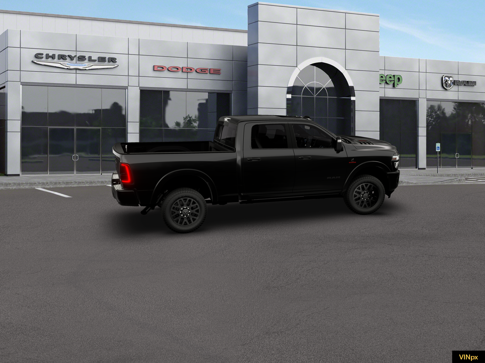 New 2026 Diamond Black Crystal Pearl-Coat Exterior Paint RAM Limited image 14