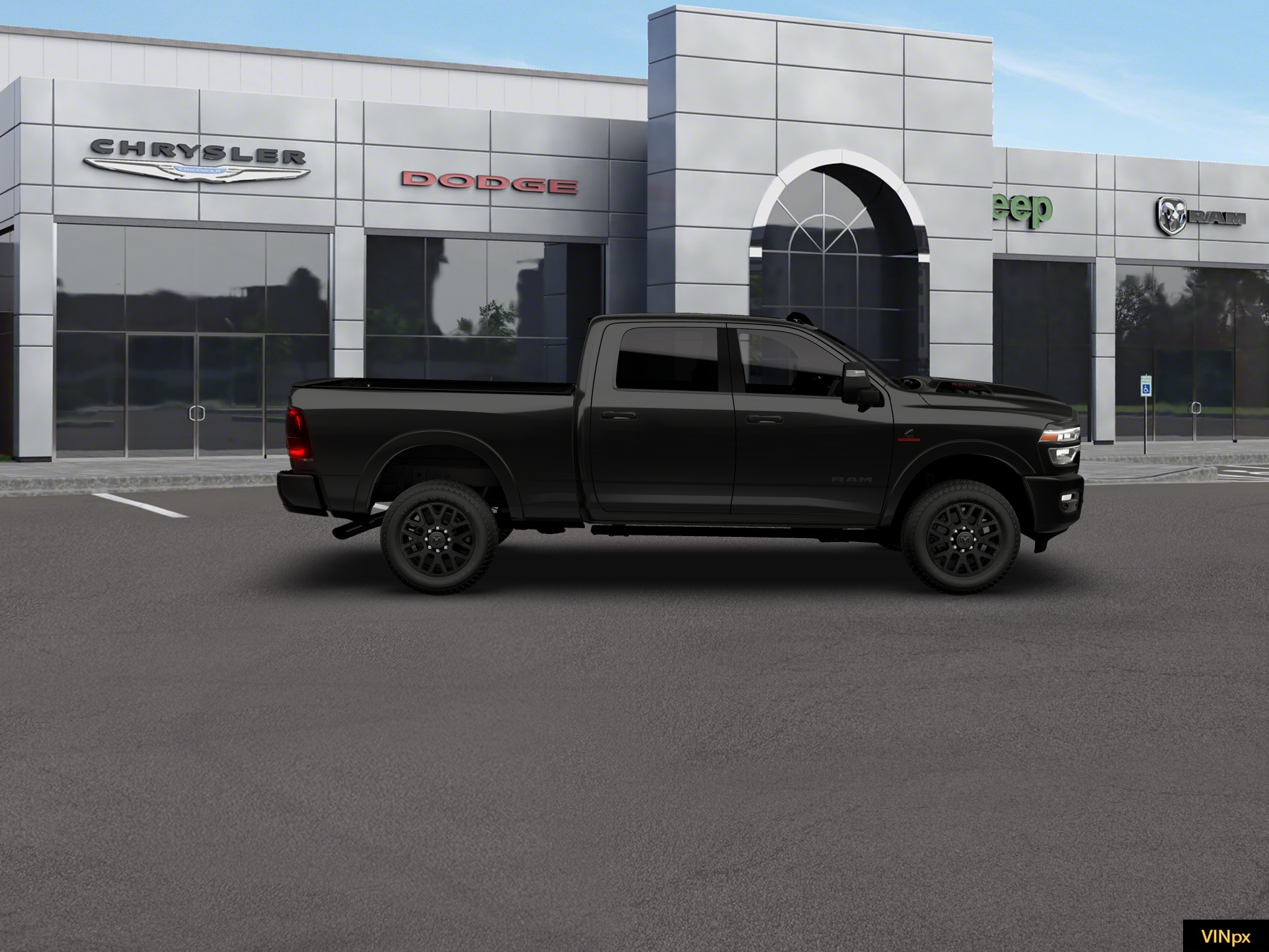 New 2026 Diamond Black Crystal Pearl-Coat Exterior Paint RAM Limited image 8
