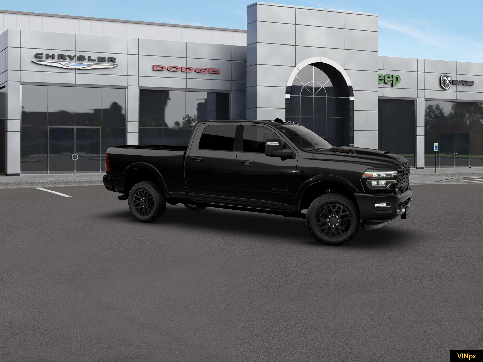 New 2026 Diamond Black Crystal Pearl-Coat Exterior Paint RAM Limited image 9