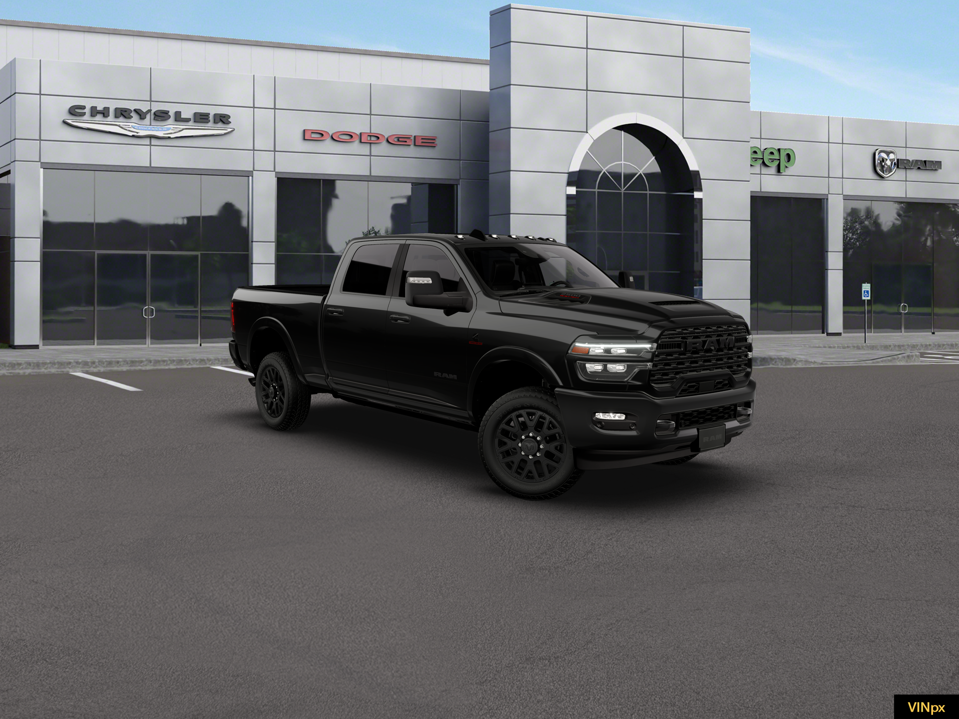 New 2026 Diamond Black Crystal Pearl-Coat Exterior Paint RAM Limited image 10