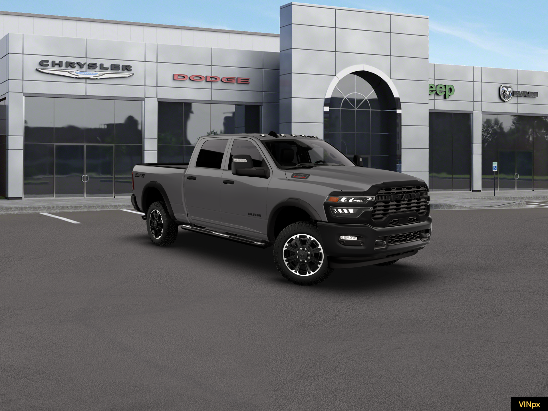 New 2026 Ceramic Gray Clear-Coat Exterior Paint RAM  image 11