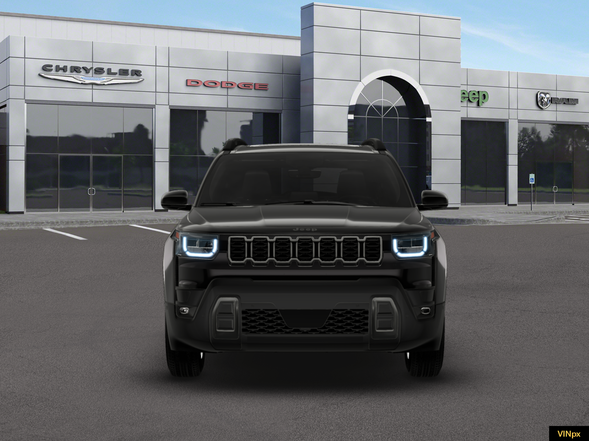 New 2026 Diamond Black Crystal Pearl-Coat Exterior Paint Jeep Limited image 12
