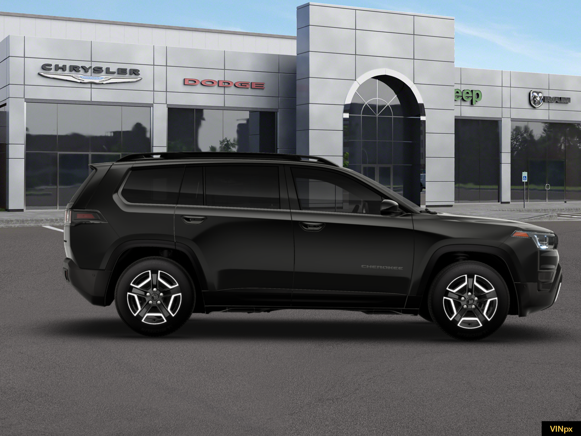 New 2026 Diamond Black Crystal Pearl-Coat Exterior Paint Jeep Limited image 9