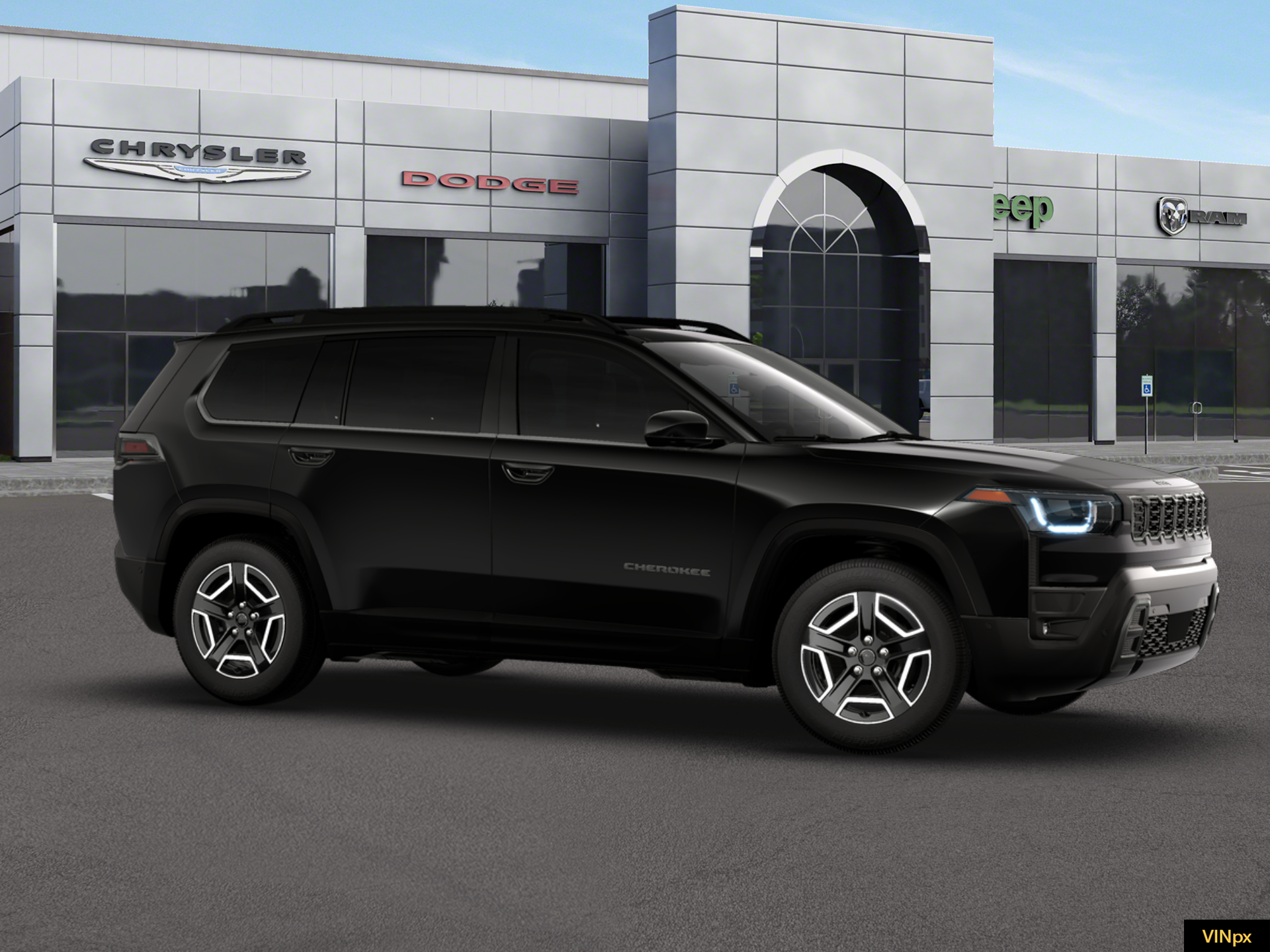 New 2026 Diamond Black Crystal Pearl-Coat Exterior Paint Jeep Limited image 10