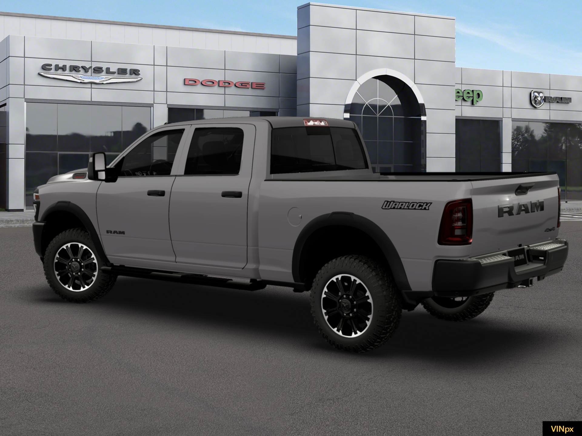 New 2026 Ceramic Gray Clear-Coat Exterior Paint RAM Warlock image 2