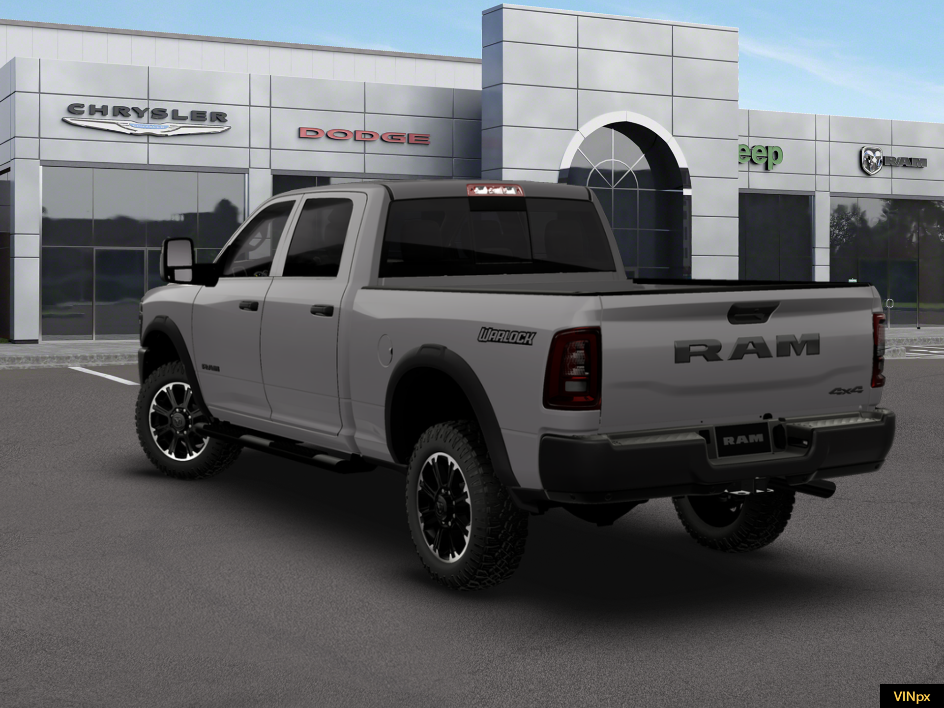 New 2026 Ceramic Gray Clear-Coat Exterior Paint RAM Warlock image 3