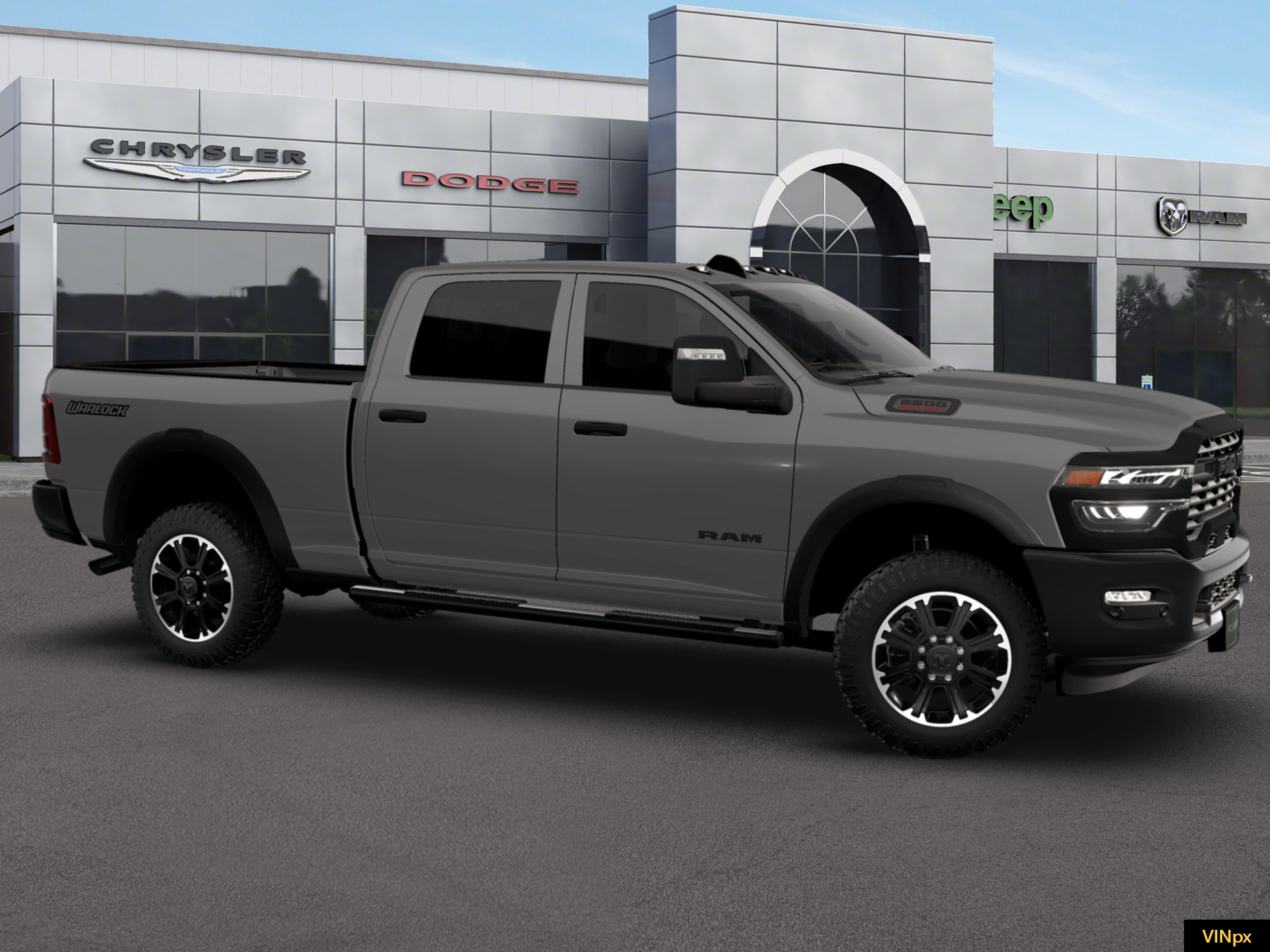 New 2026 Ceramic Gray Clear-Coat Exterior Paint RAM Warlock image 4