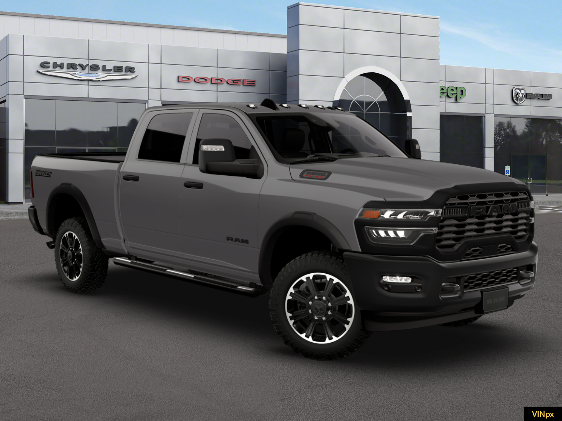 New 2026 Ceramic Gray Clear-Coat Exterior Paint RAM Warlock image 5
