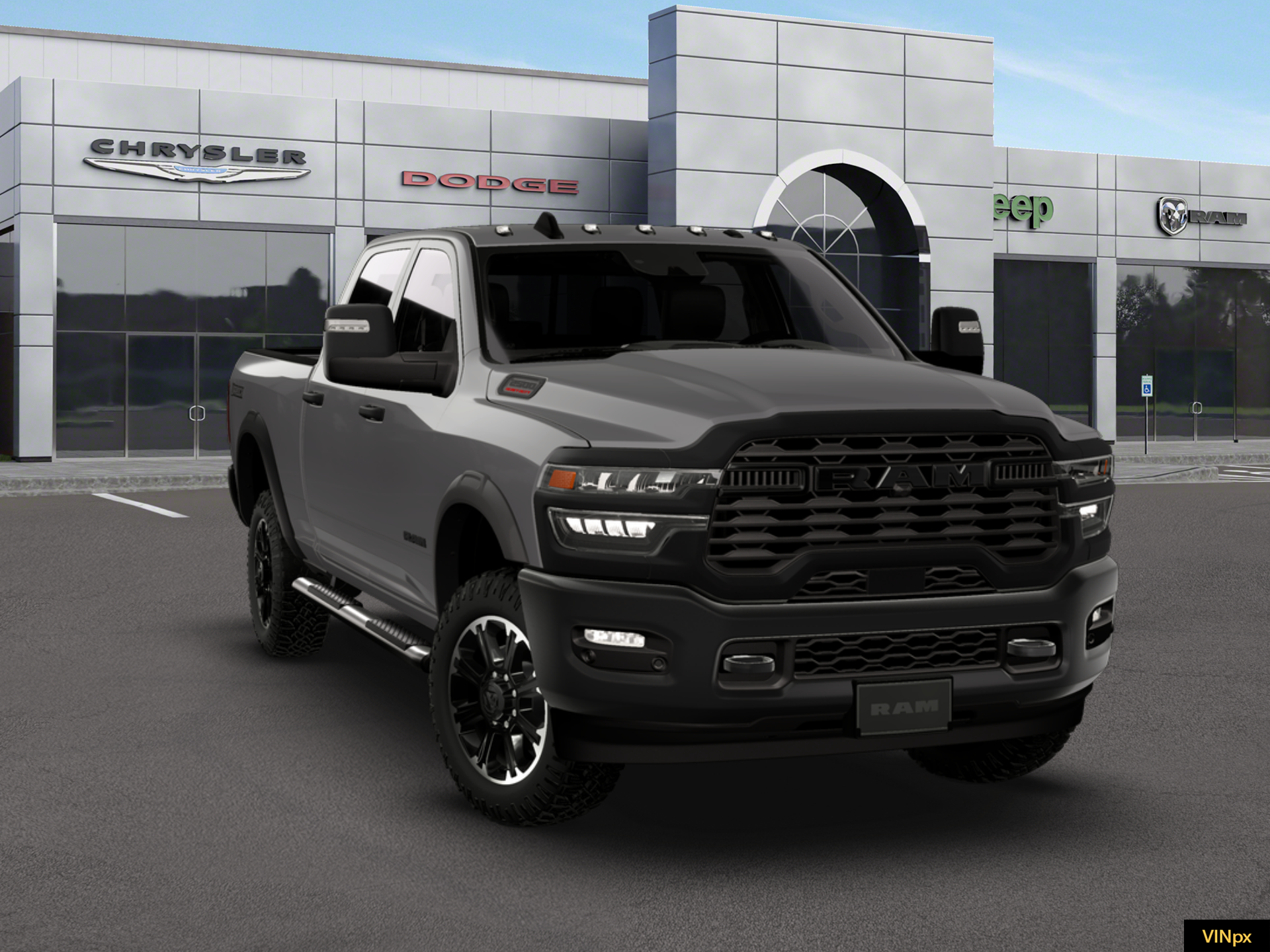New 2026 Ceramic Gray Clear-Coat Exterior Paint RAM Warlock image 8