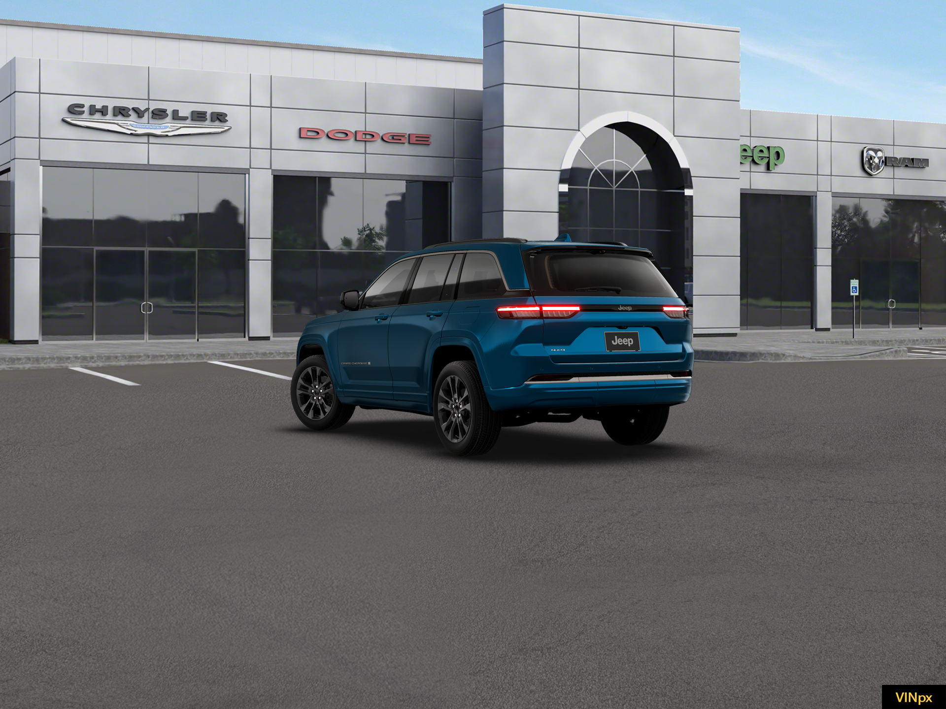 New 2026 Fathom Blue Pearl-Coat Exterior Paint Jeep Limited Reserve image 5