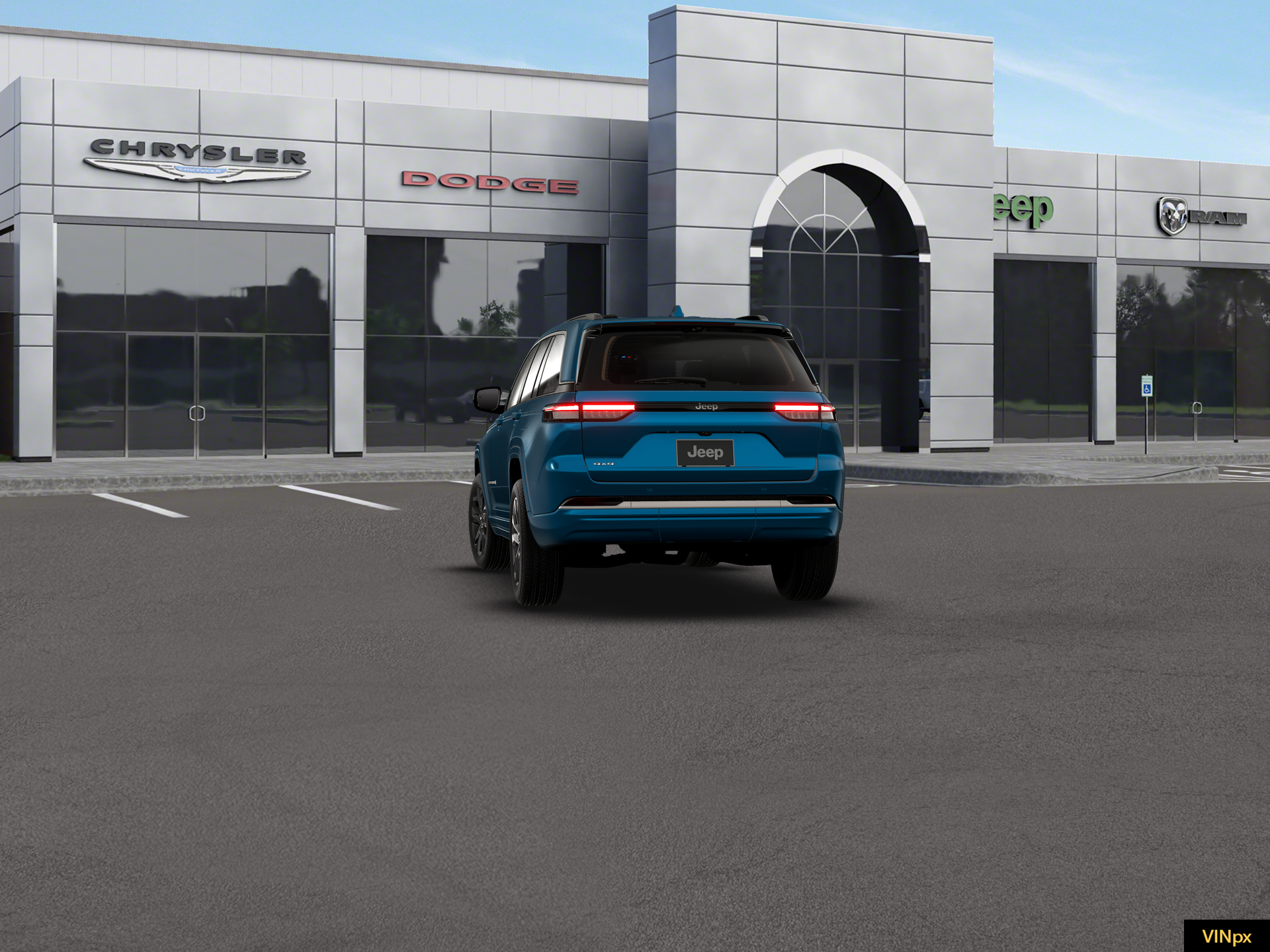 New 2026 Fathom Blue Pearl-Coat Exterior Paint Jeep Limited Reserve image 13