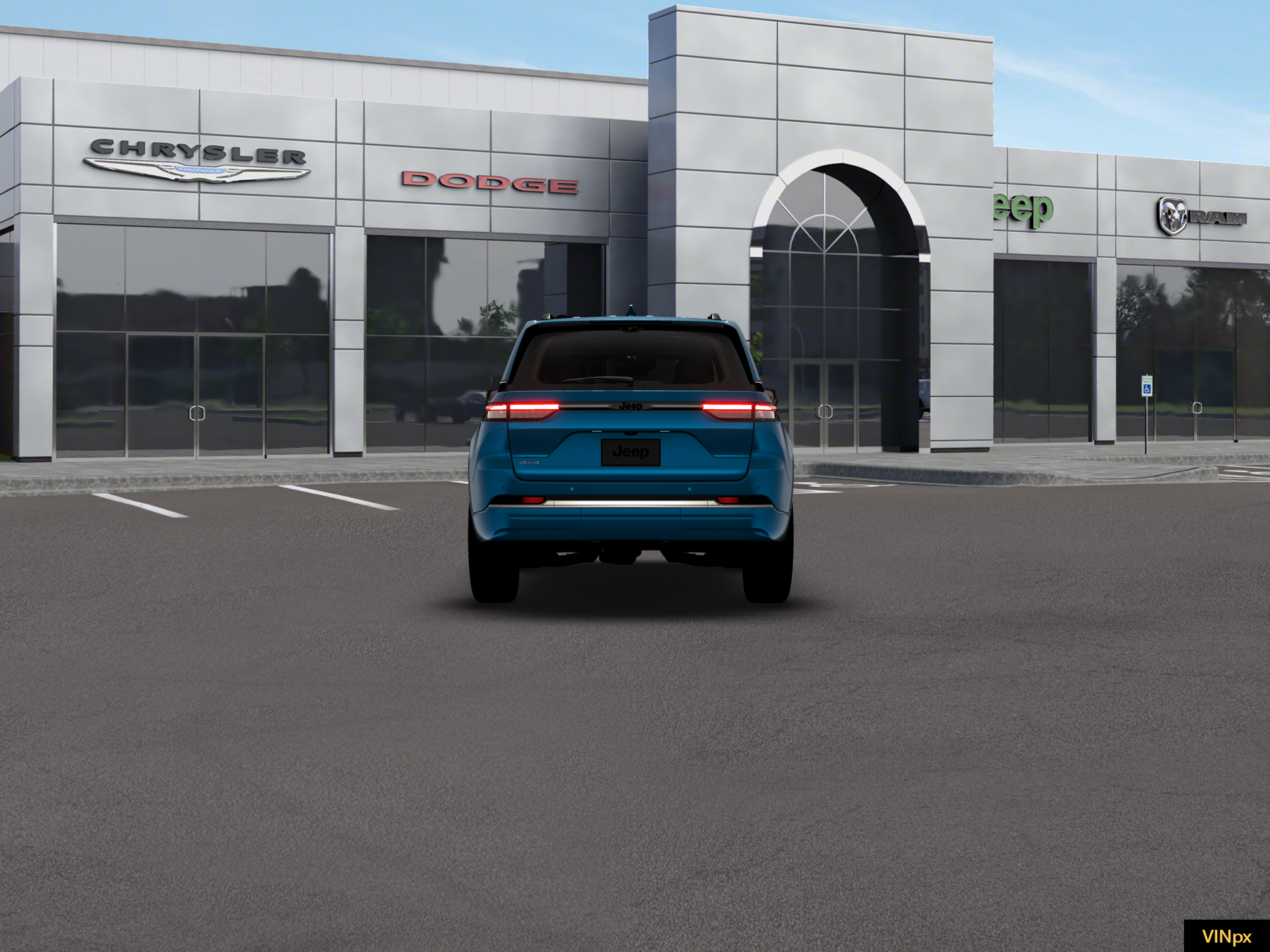 New 2026 Fathom Blue Pearl-Coat Exterior Paint Jeep Limited Reserve image 6