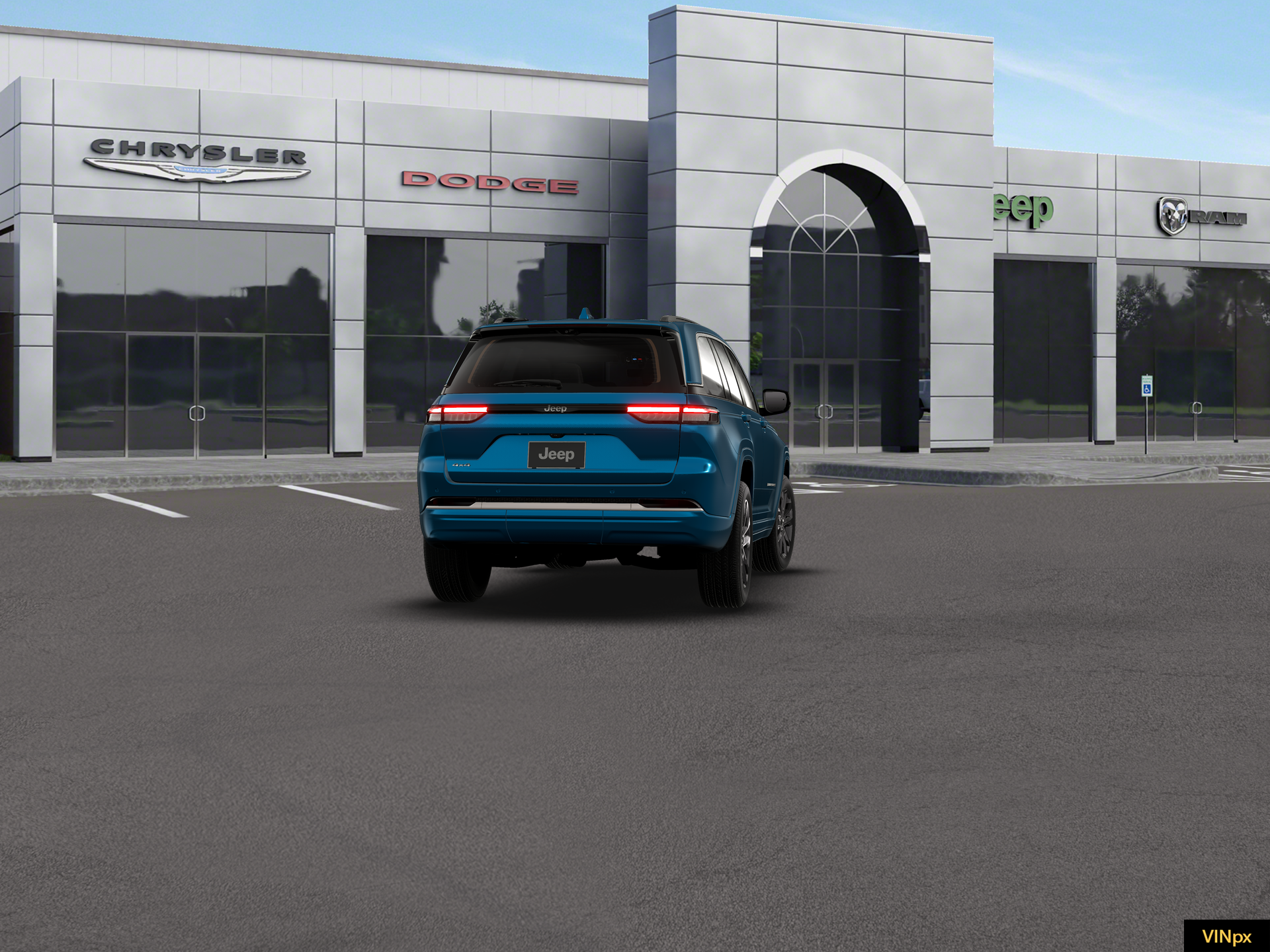 New 2026 Fathom Blue Pearl-Coat Exterior Paint Jeep Limited Reserve image 14