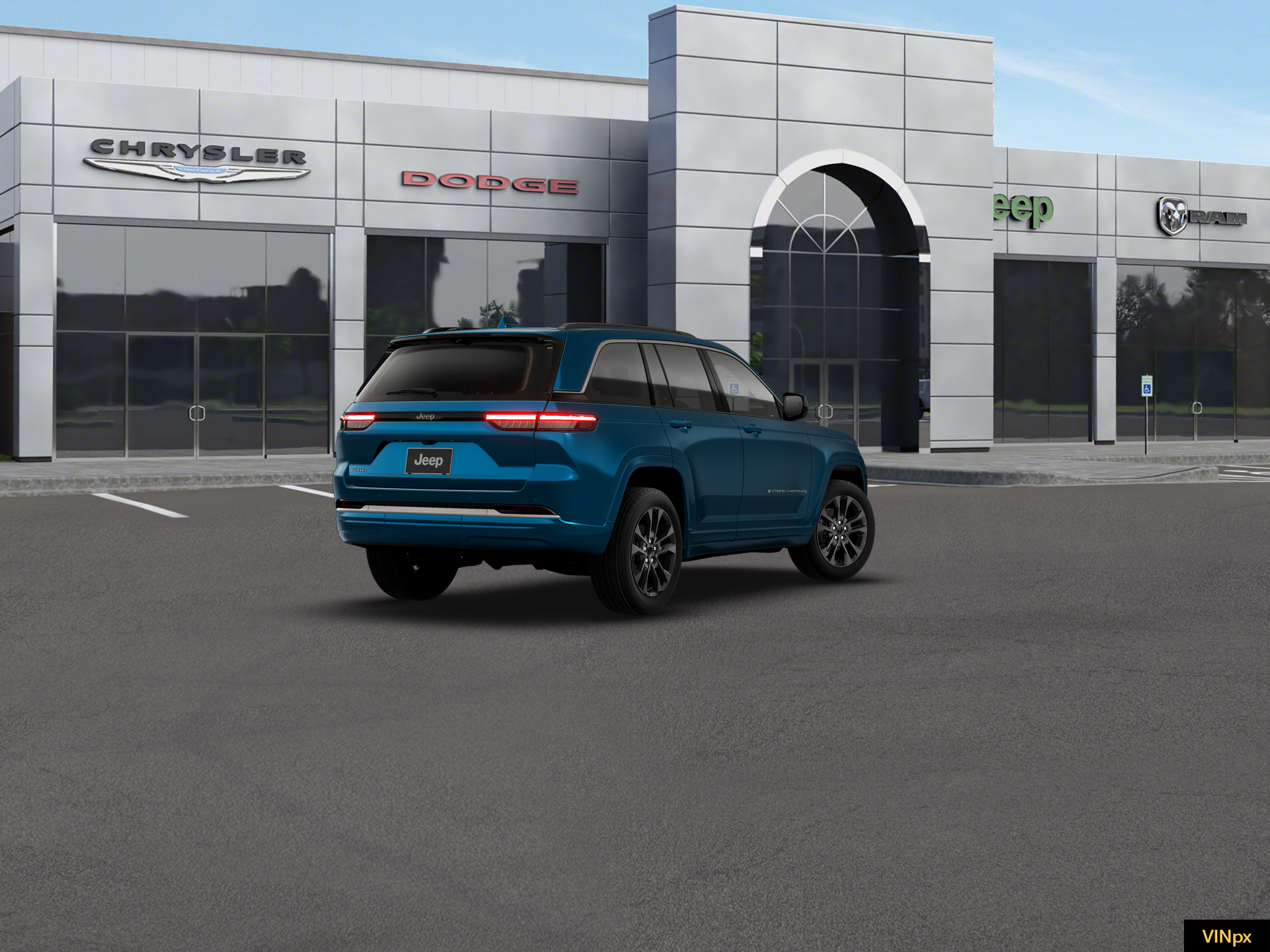 New 2026 Fathom Blue Pearl-Coat Exterior Paint Jeep Limited Reserve image 7