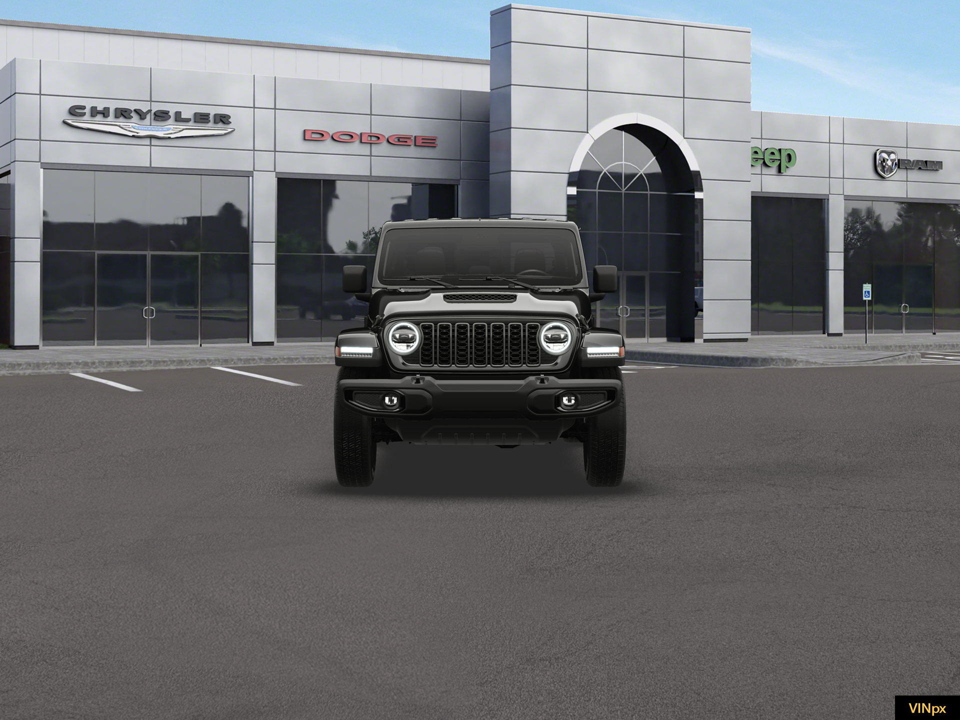 New 2026 Black Clear-Coat Exterior Paint Jeep Sport S image 12