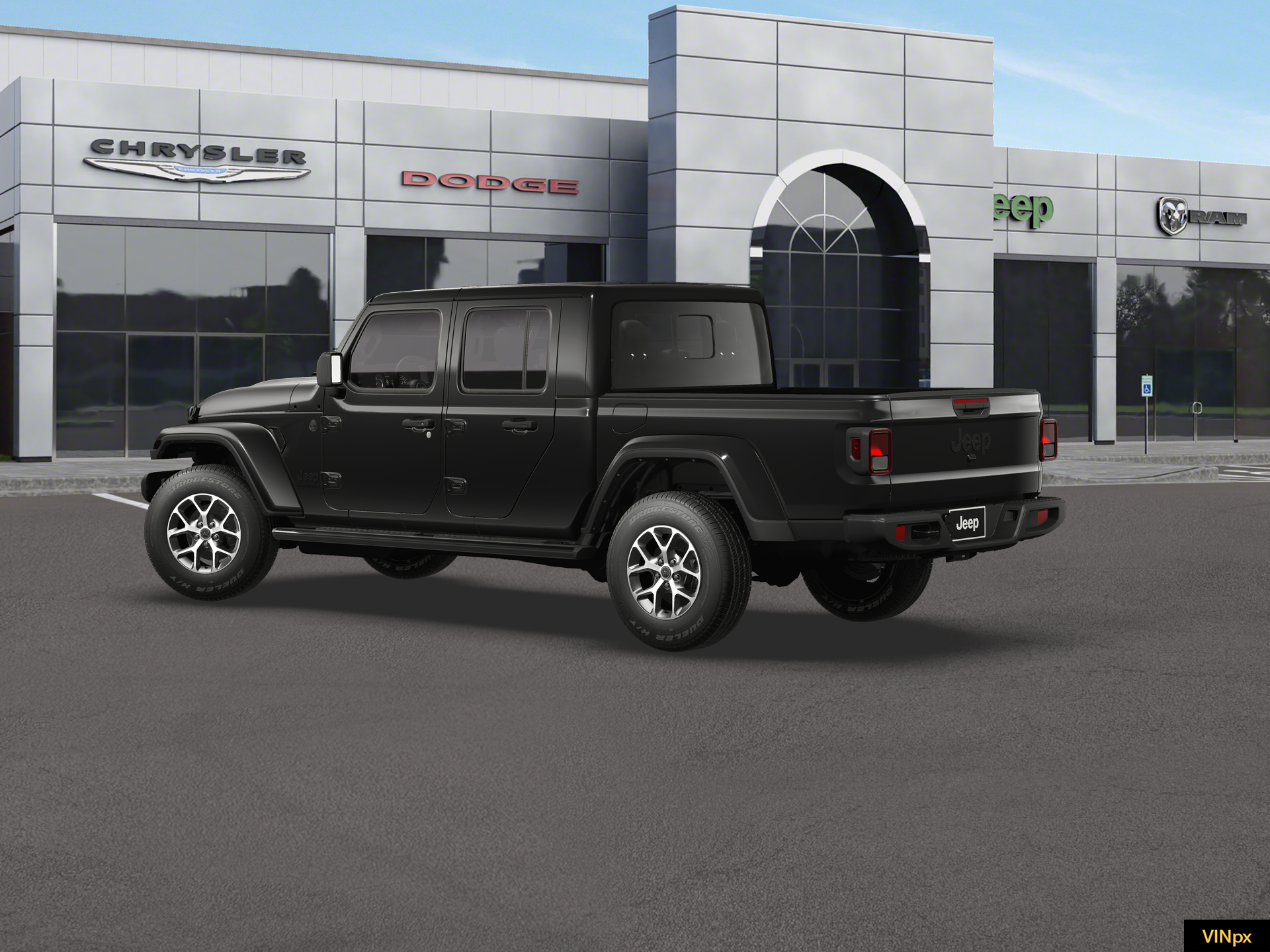New 2026 Black Clear-Coat Exterior Paint Jeep Sport S image 4