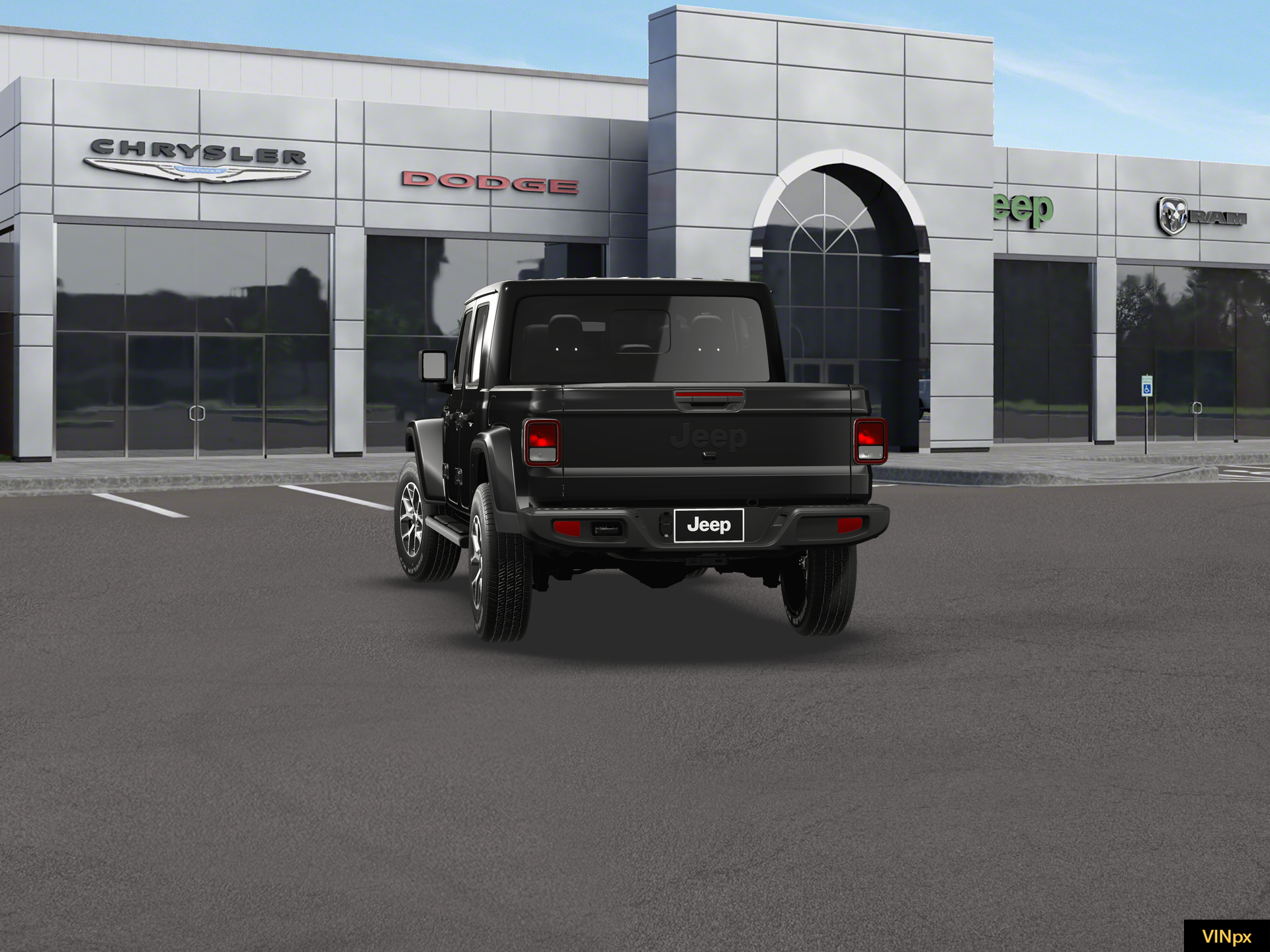 New 2026 Black Clear-Coat Exterior Paint Jeep Sport S image 13