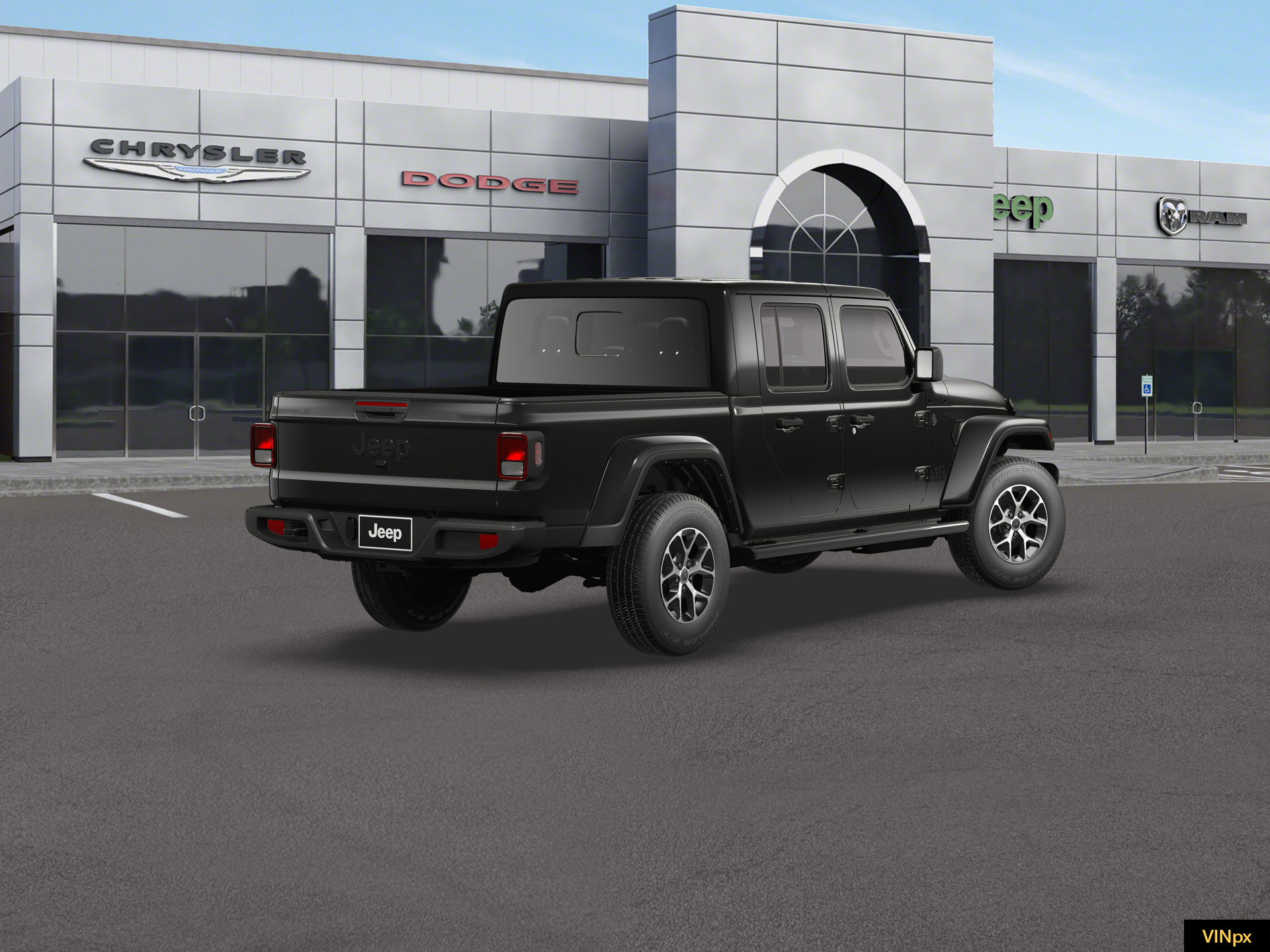 New 2026 Black Clear-Coat Exterior Paint Jeep Sport S image 7