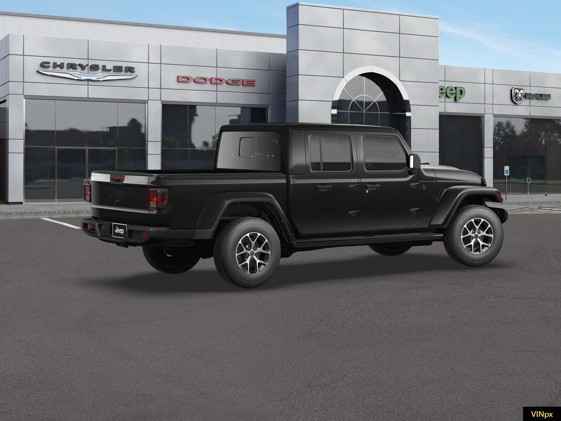 New 2026 Black Clear-Coat Exterior Paint Jeep Sport S image 8