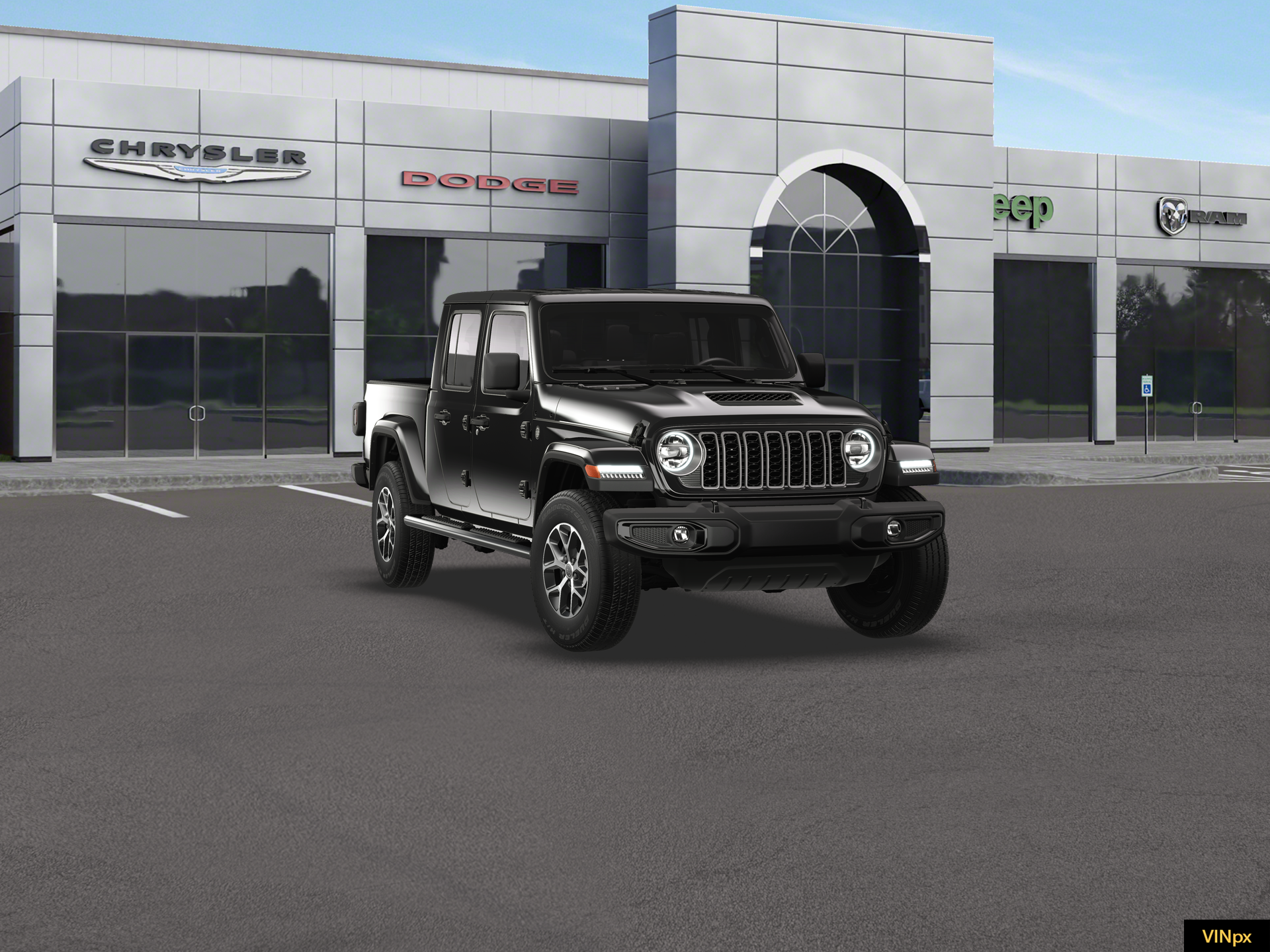 New 2026 Black Clear-Coat Exterior Paint Jeep Sport S image 16