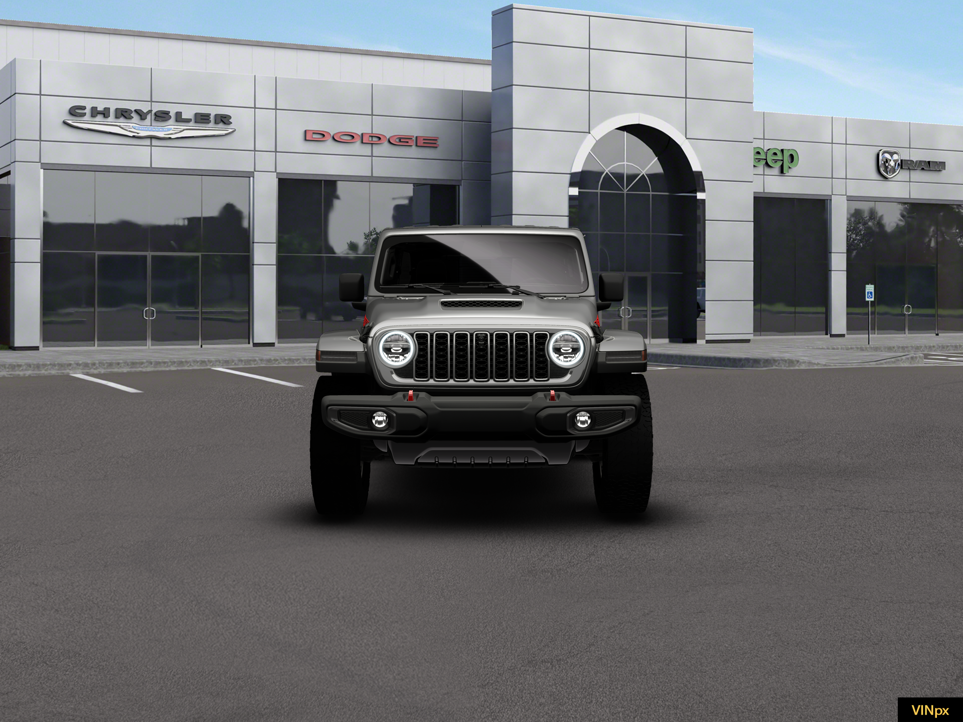 New 2026 Granite Crystal Metallic Clear-Coat Exterior Paint Jeep Rubicon image 9