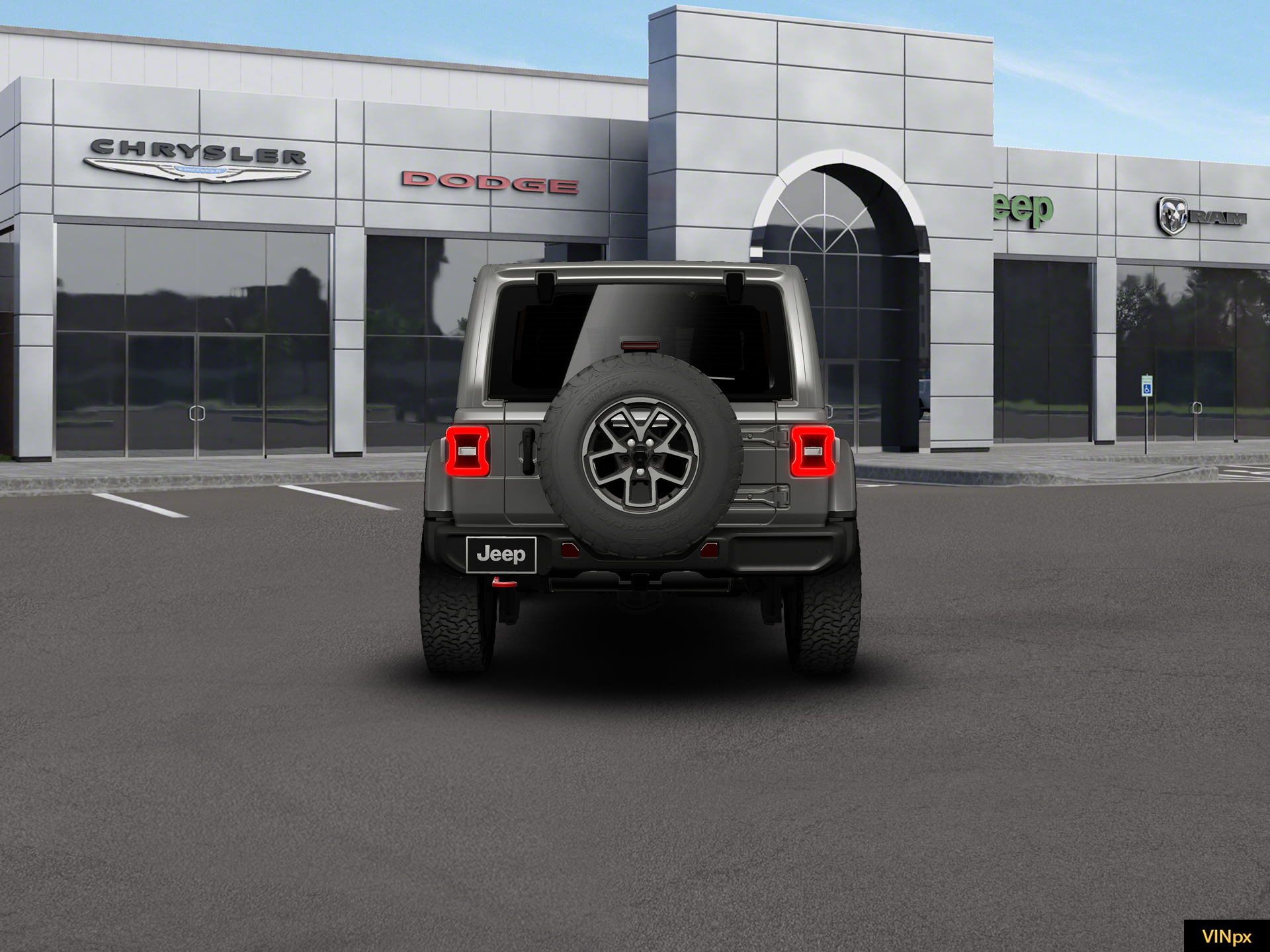 New 2026 Granite Crystal Metallic Clear-Coat Exterior Paint Jeep Rubicon image 4