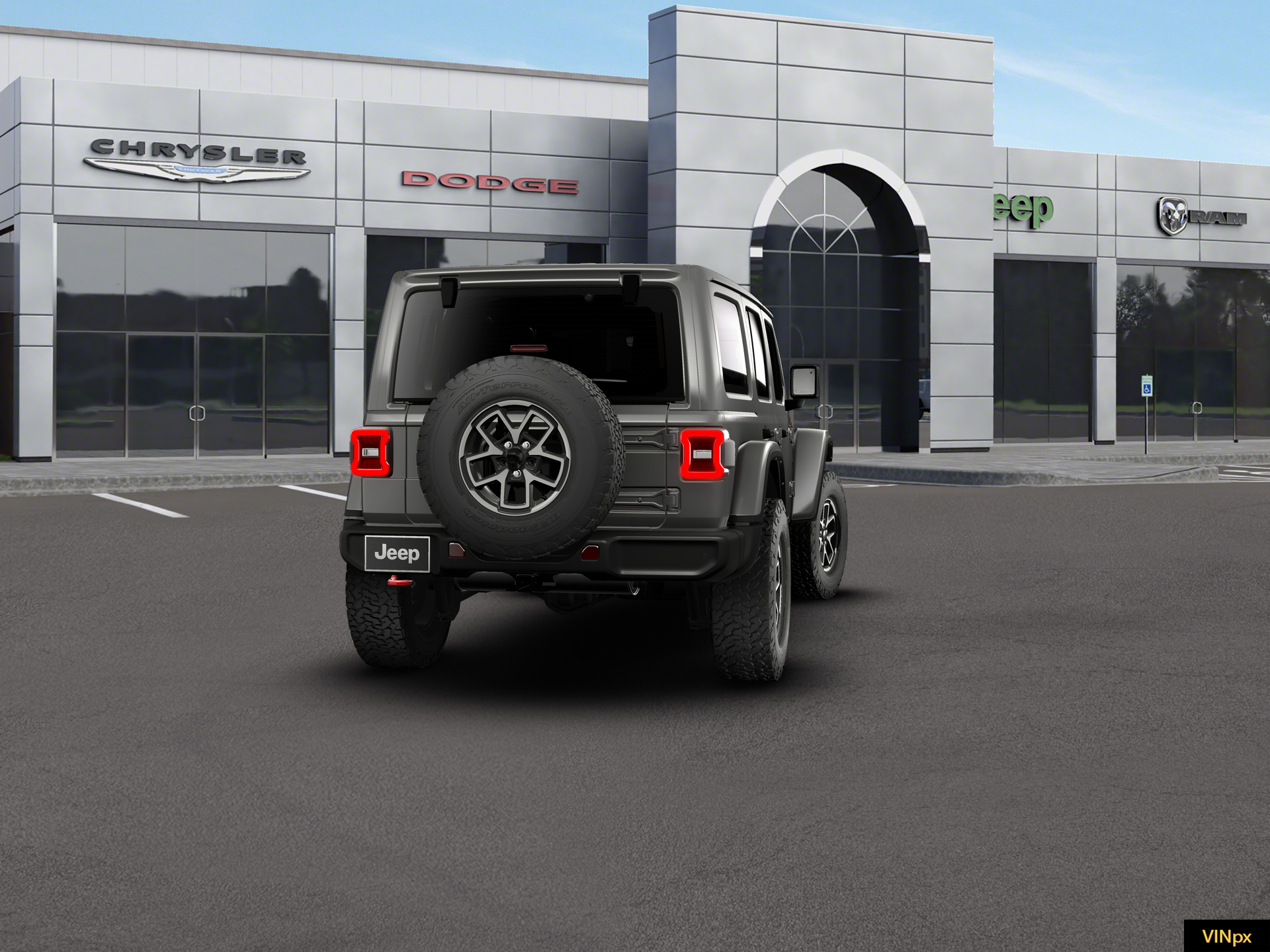 New 2026 Granite Crystal Metallic Clear-Coat Exterior Paint Jeep Rubicon image 10