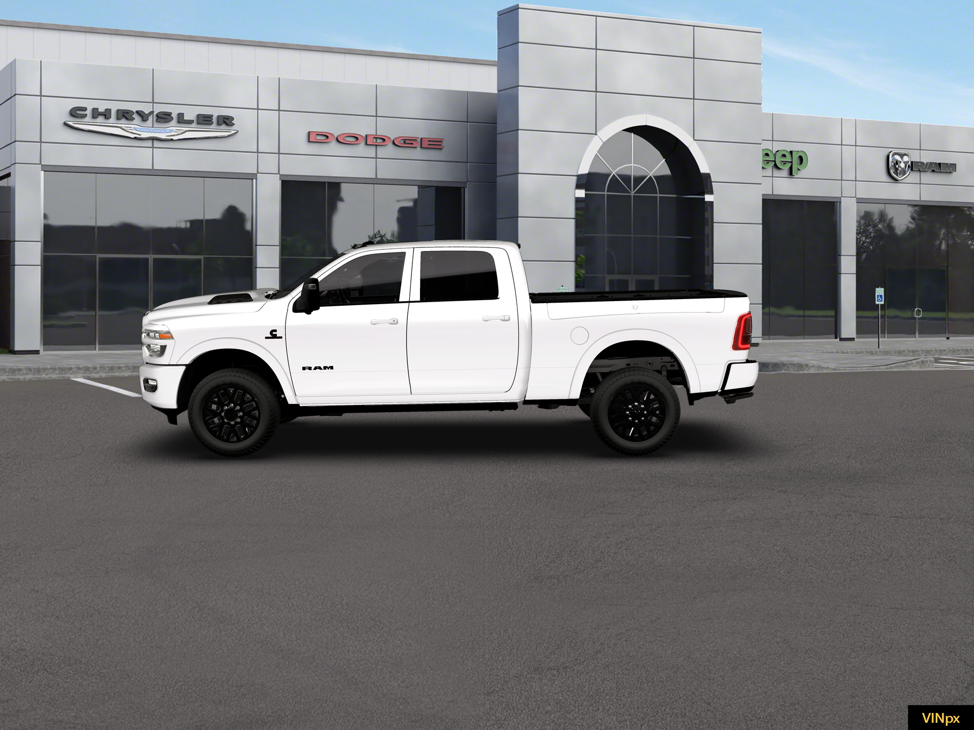 New 2026 Bright White Clear-Coat Exterior Paint RAM Limited image 3