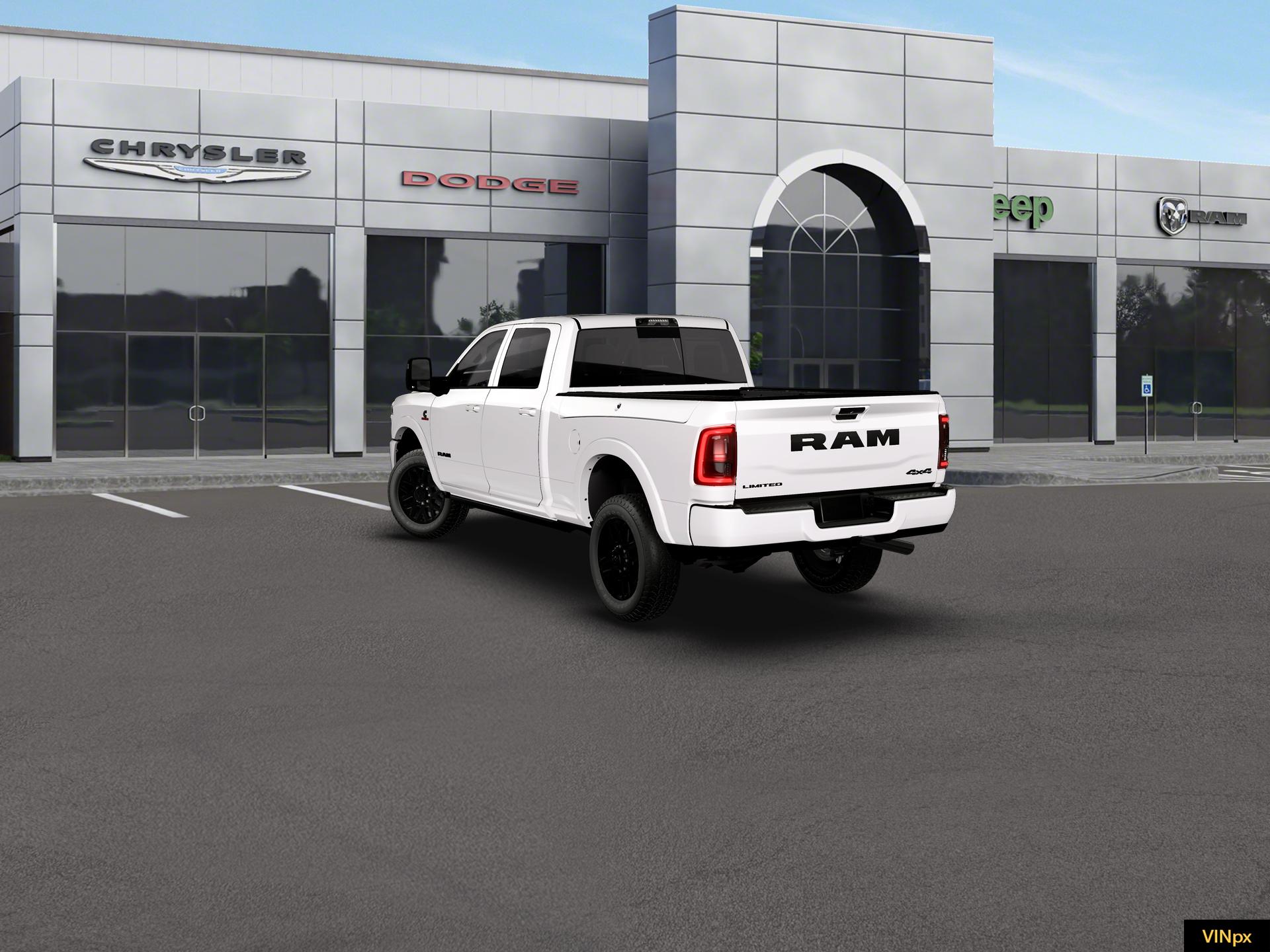 New 2026 Bright White Clear-Coat Exterior Paint RAM Limited image 5