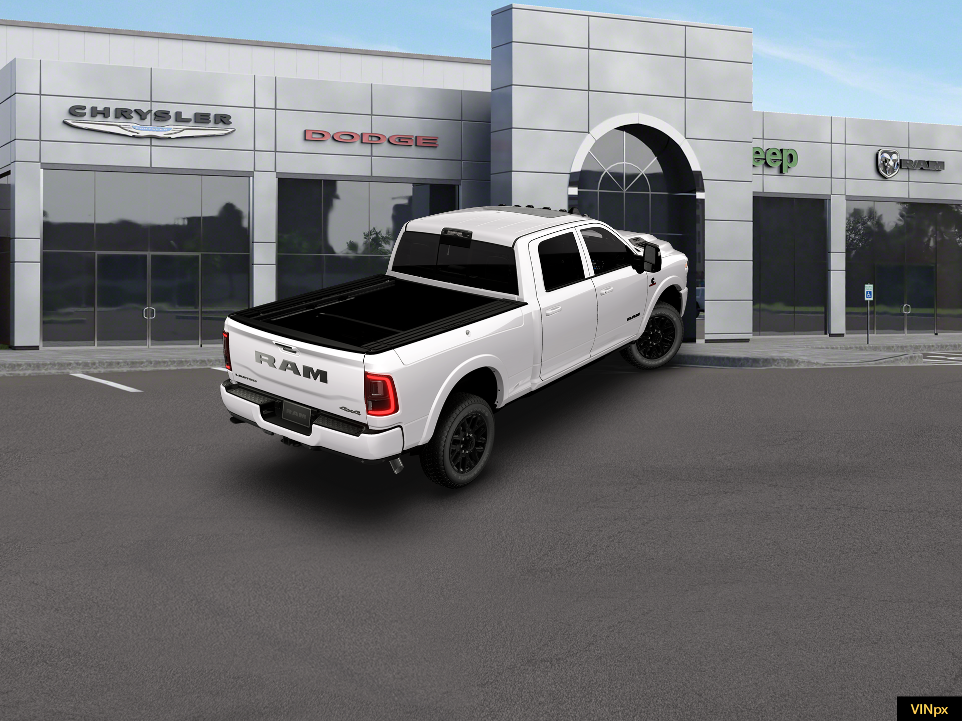 New 2026 Bright White Clear-Coat Exterior Paint RAM Limited image 7