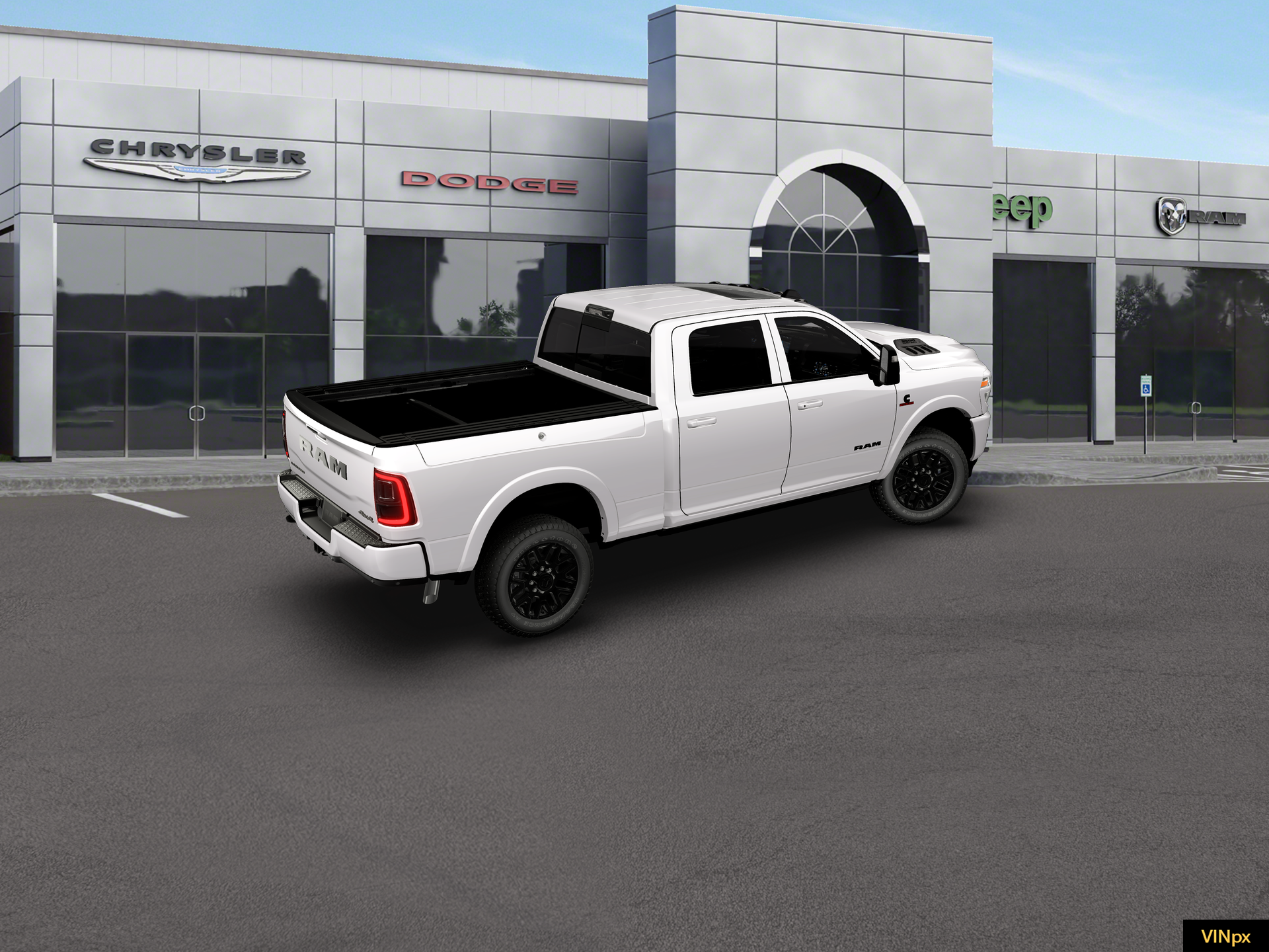 New 2026 Bright White Clear-Coat Exterior Paint RAM Limited image 8